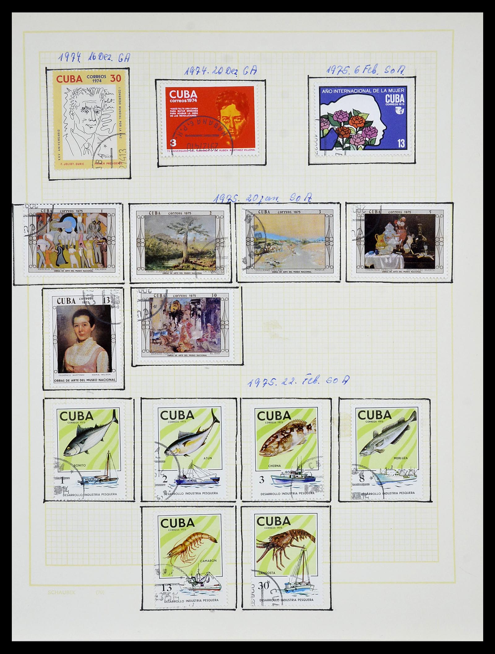34316 105 - Postzegelverzameling 34316 Cuba 1899-2007.