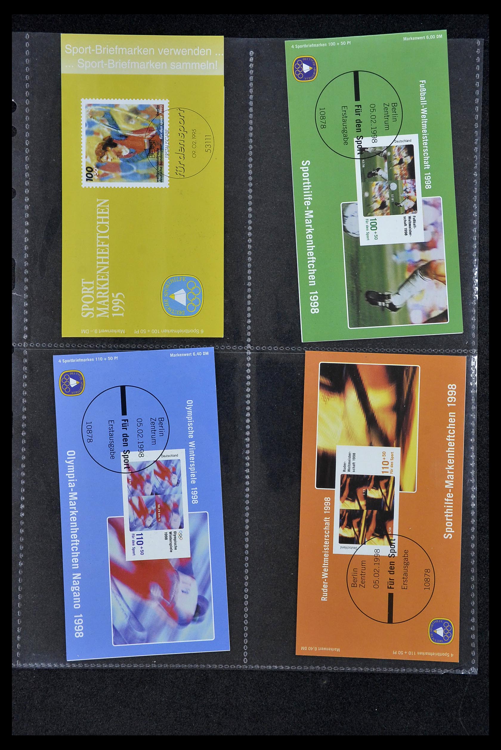 34317 002 - Stamp collection 34317 Germany private stampbooklets 1983-2000.