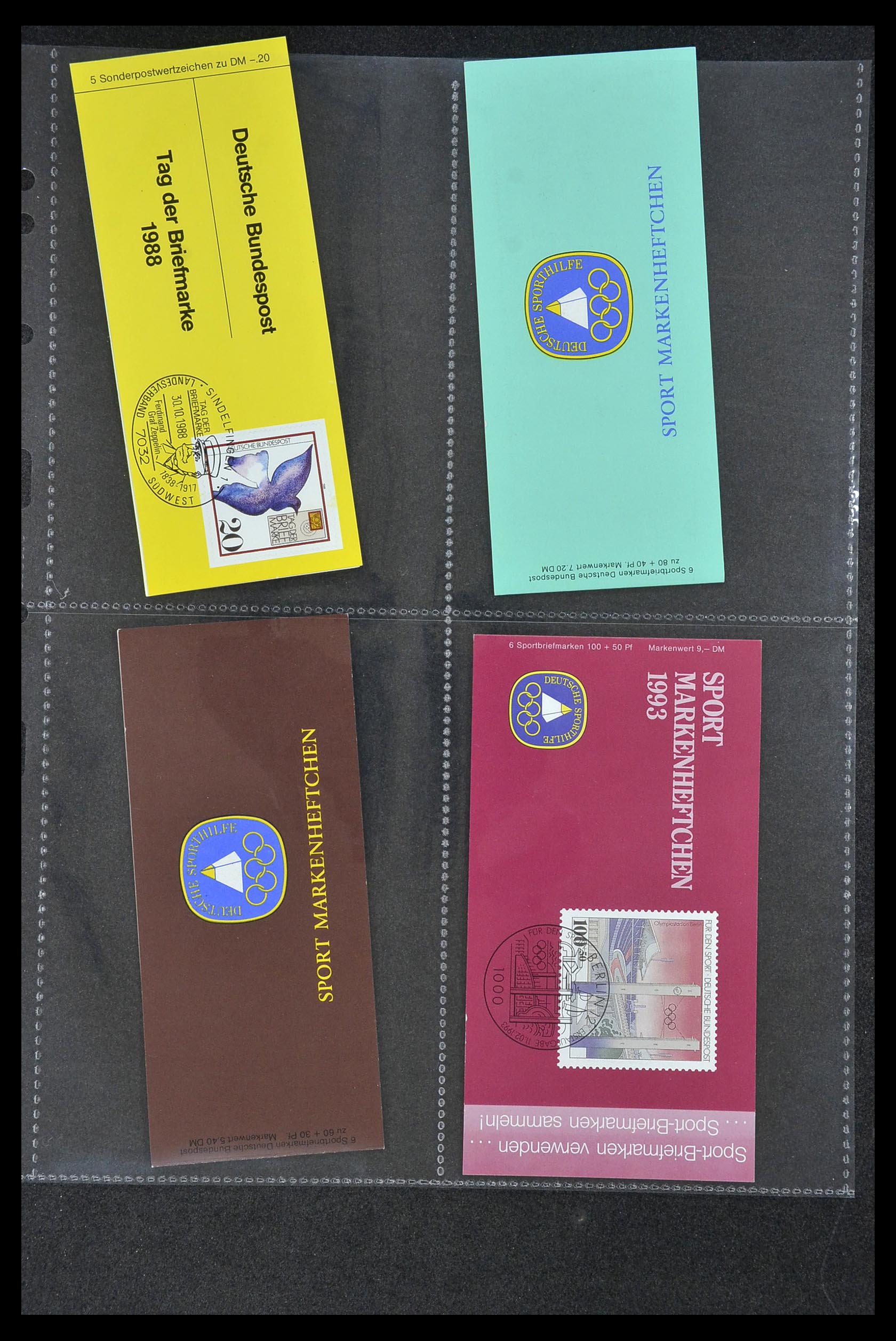 34317 011 - Stamp collection 34317 Germany private stampbooklets 1983-2000.