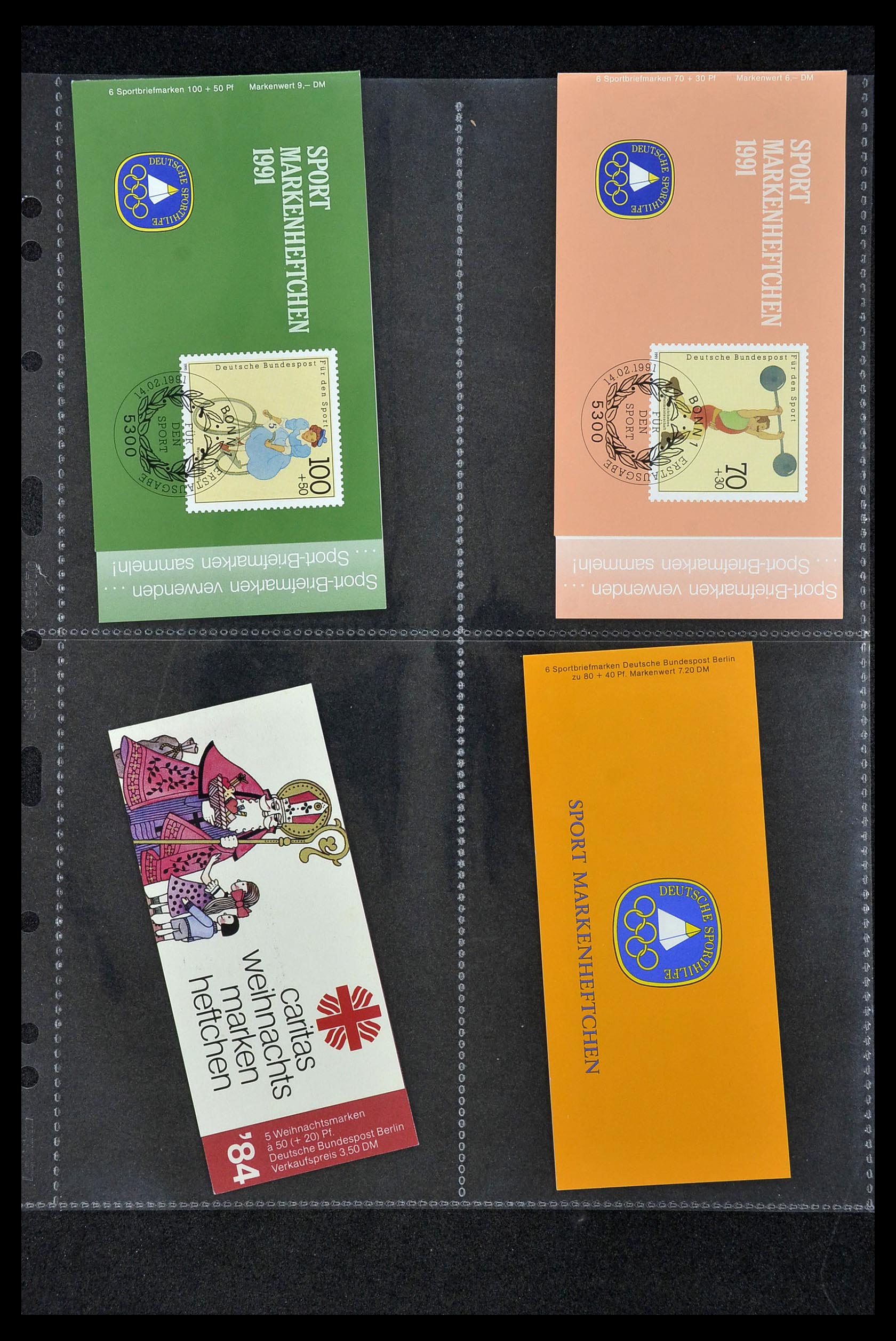 34317 013 - Stamp collection 34317 Germany private stampbooklets 1983-2000.