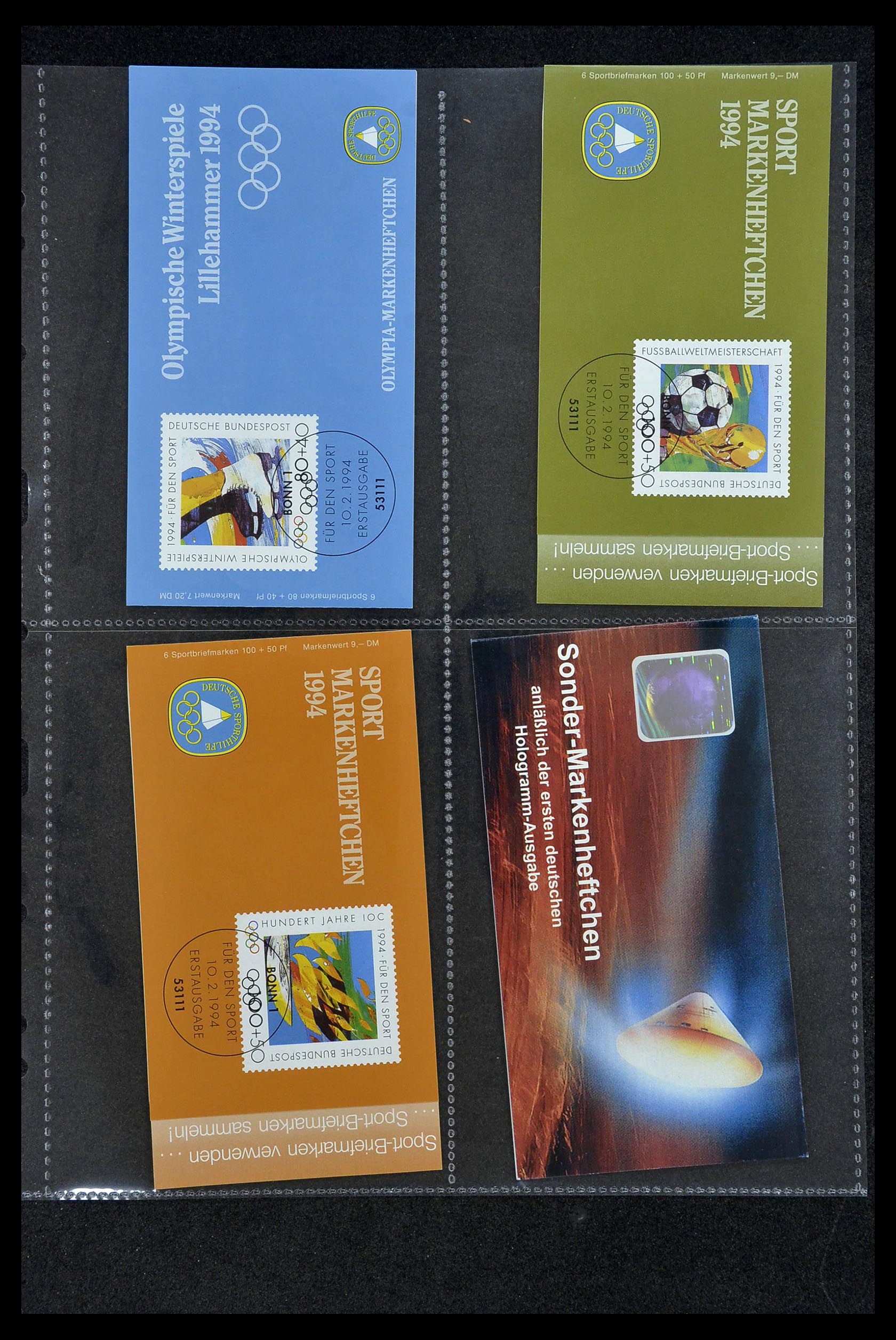 34317 015 - Postzegelverzameling 34317 Duitsland privé postzegelboekjes 1983-2000