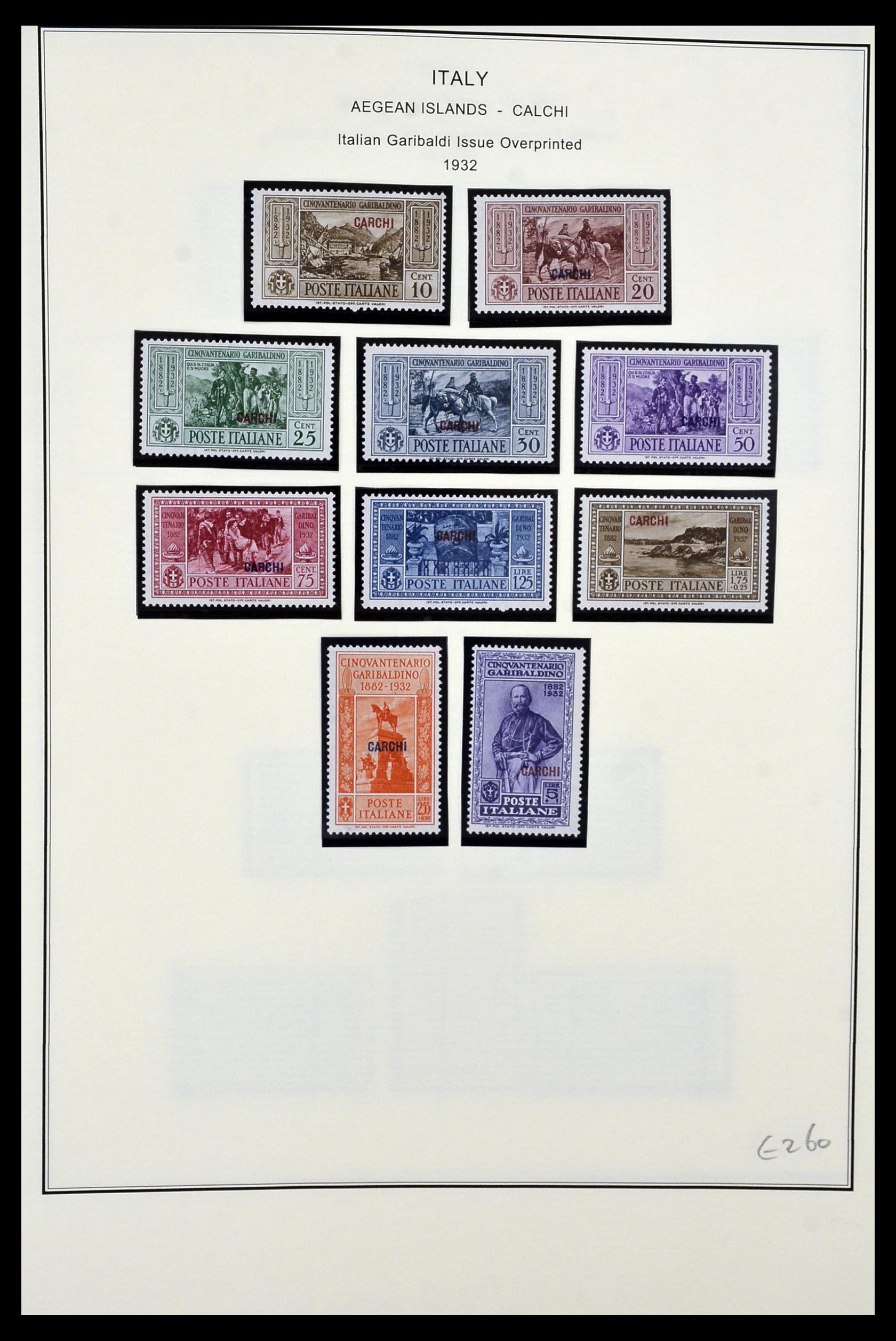 34320 010 - Postzegelverzameling 34320 Italiaanse gebieden en koloniën 1874-1941.