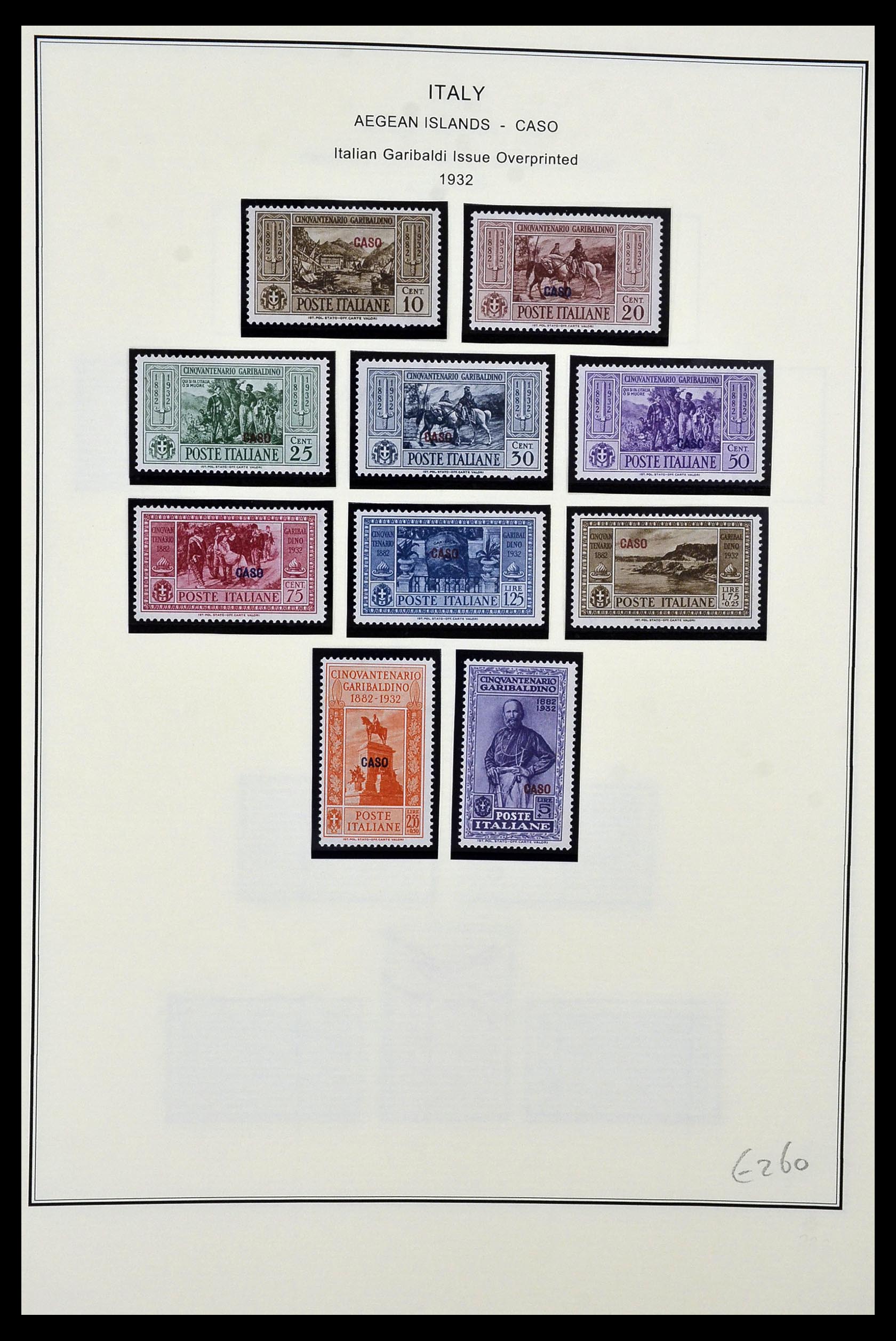 34320 014 - Postzegelverzameling 34320 Italiaanse gebieden en koloniën 1874-1941.