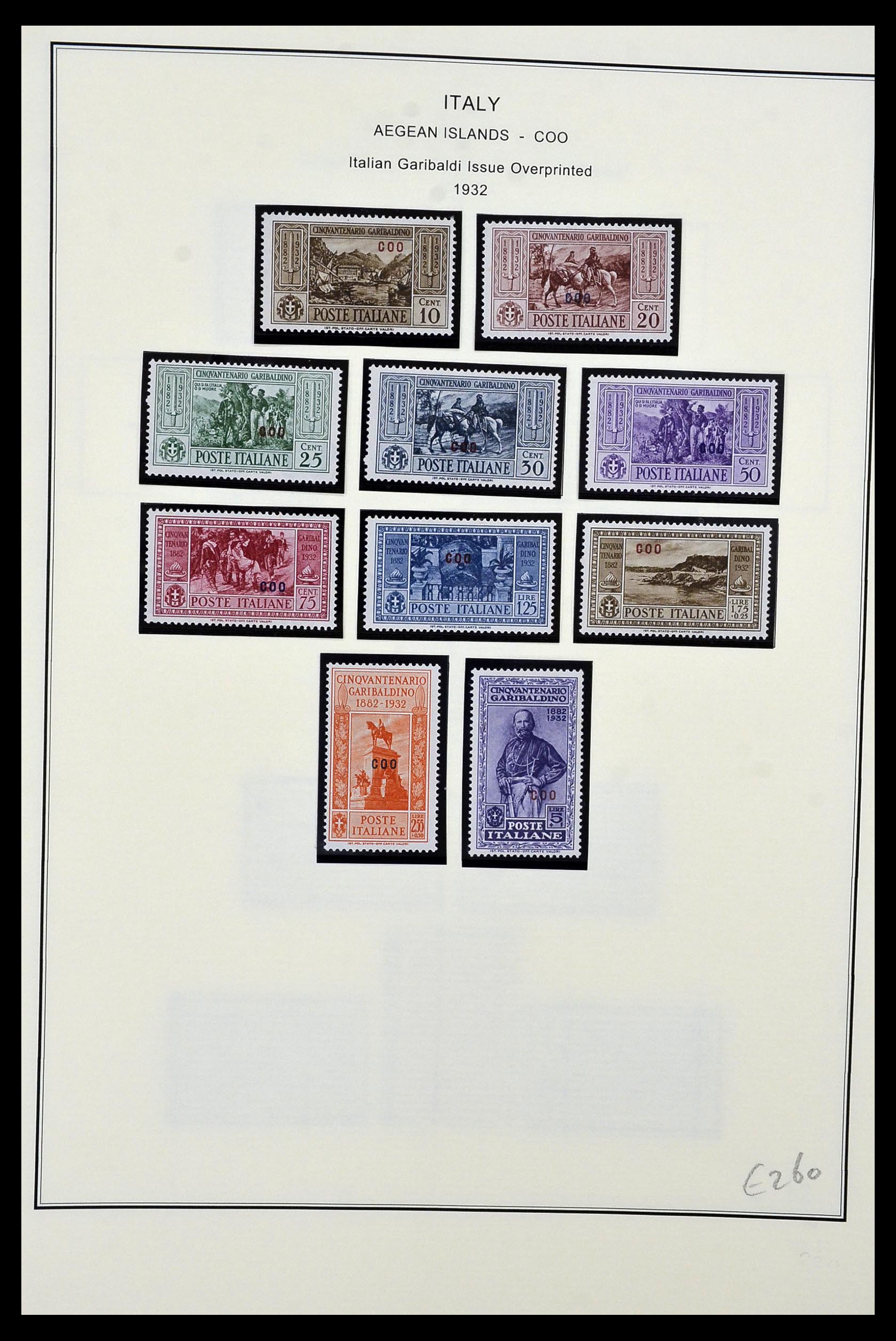 34320 016 - Postzegelverzameling 34320 Italiaanse gebieden en koloniën 1874-1941.