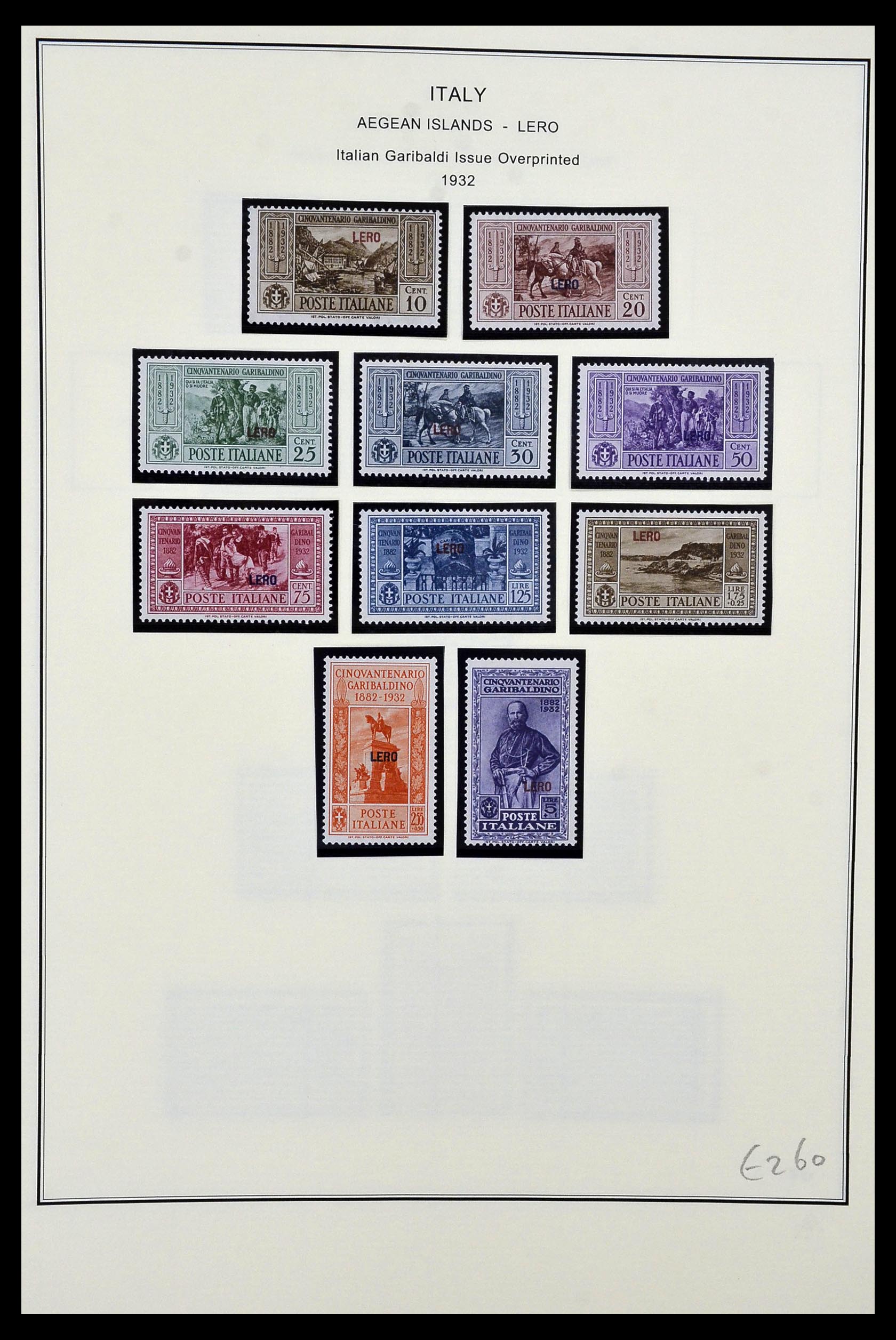 34320 018 - Stamp collection 34320 Italian territories and colonies 1874-1941.