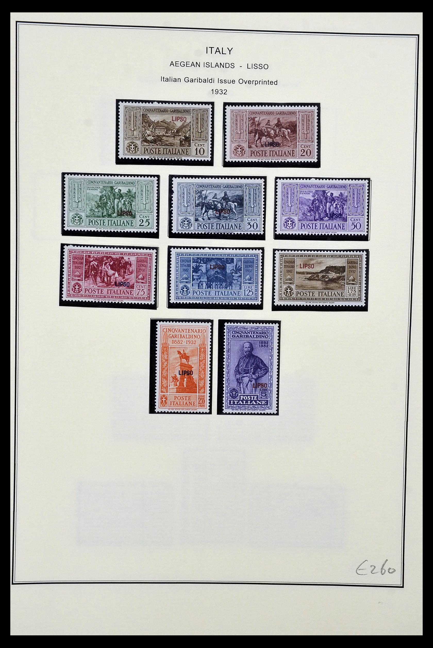 34320 020 - Postzegelverzameling 34320 Italiaanse gebieden en koloniën 1874-1941.