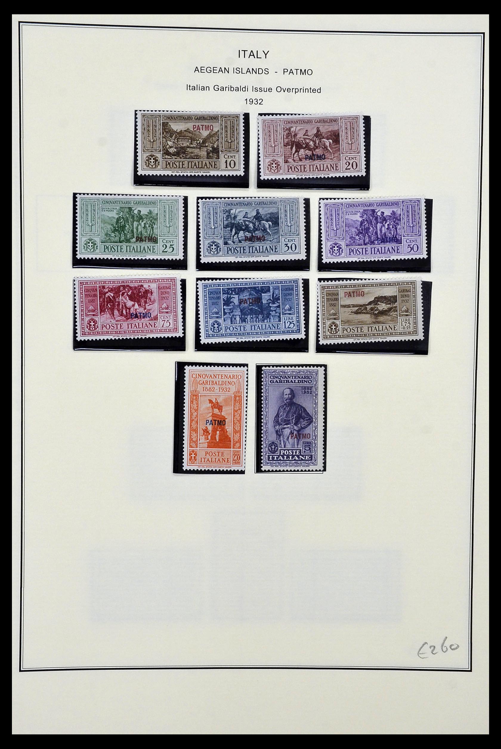 34320 024 - Stamp collection 34320 Italian territories and colonies 1874-1941.