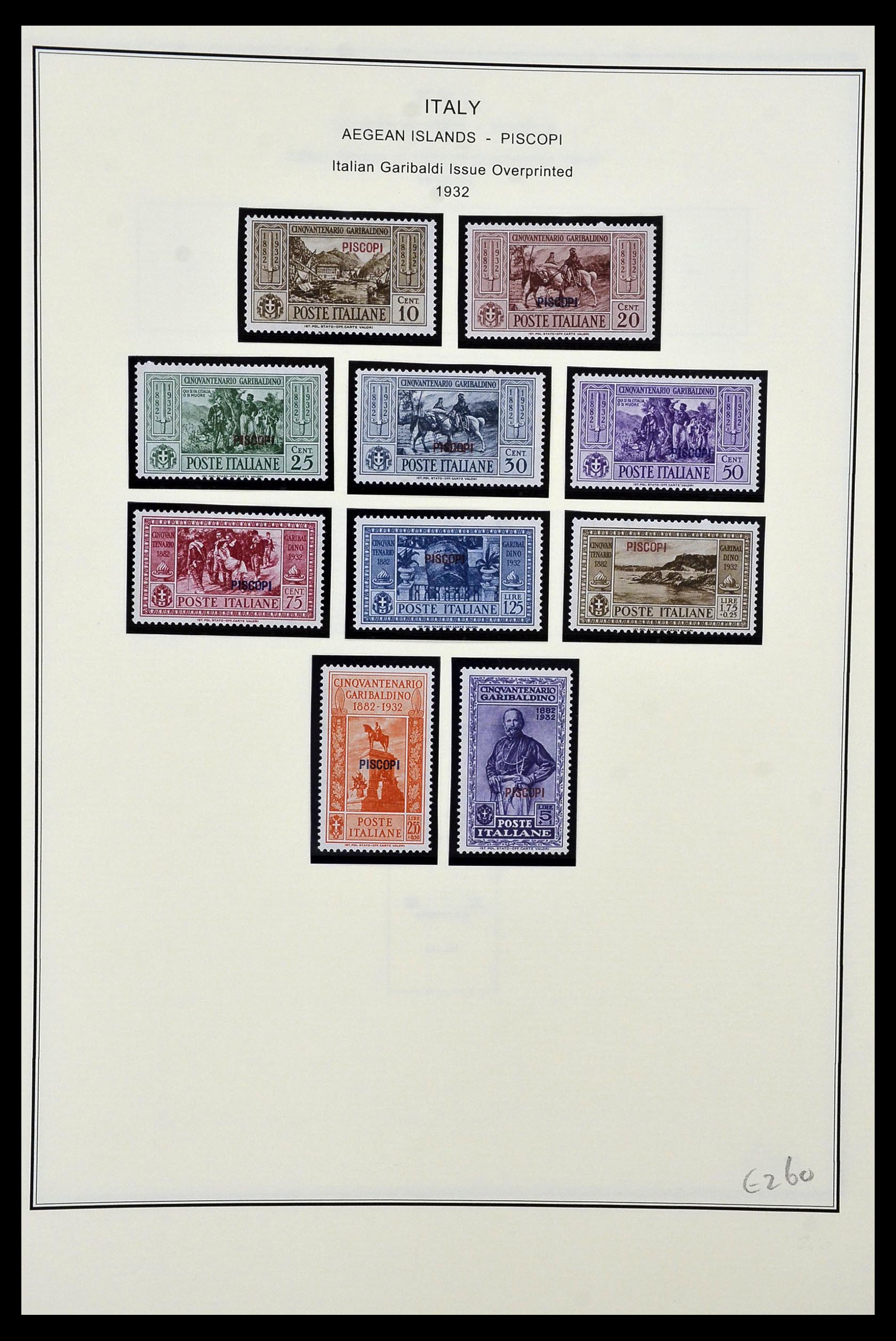 34320 026 - Postzegelverzameling 34320 Italiaanse gebieden en koloniën 1874-1941.