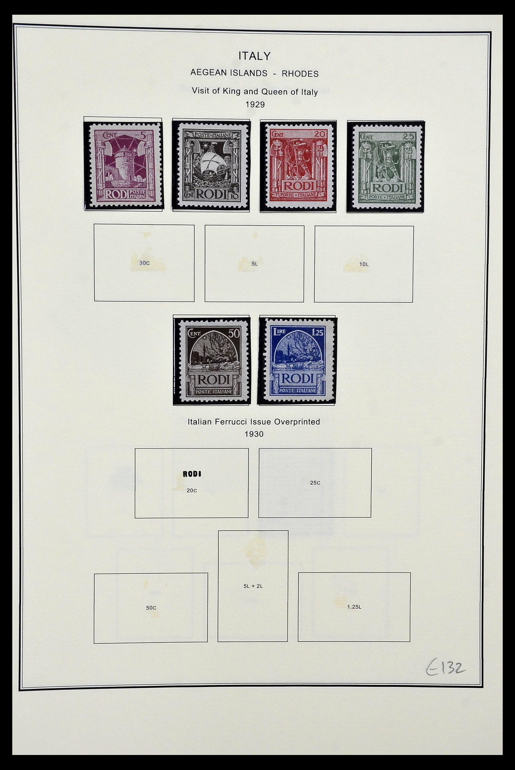 34320 028 - Postzegelverzameling 34320 Italiaanse gebieden en koloniën 1874-1941.
