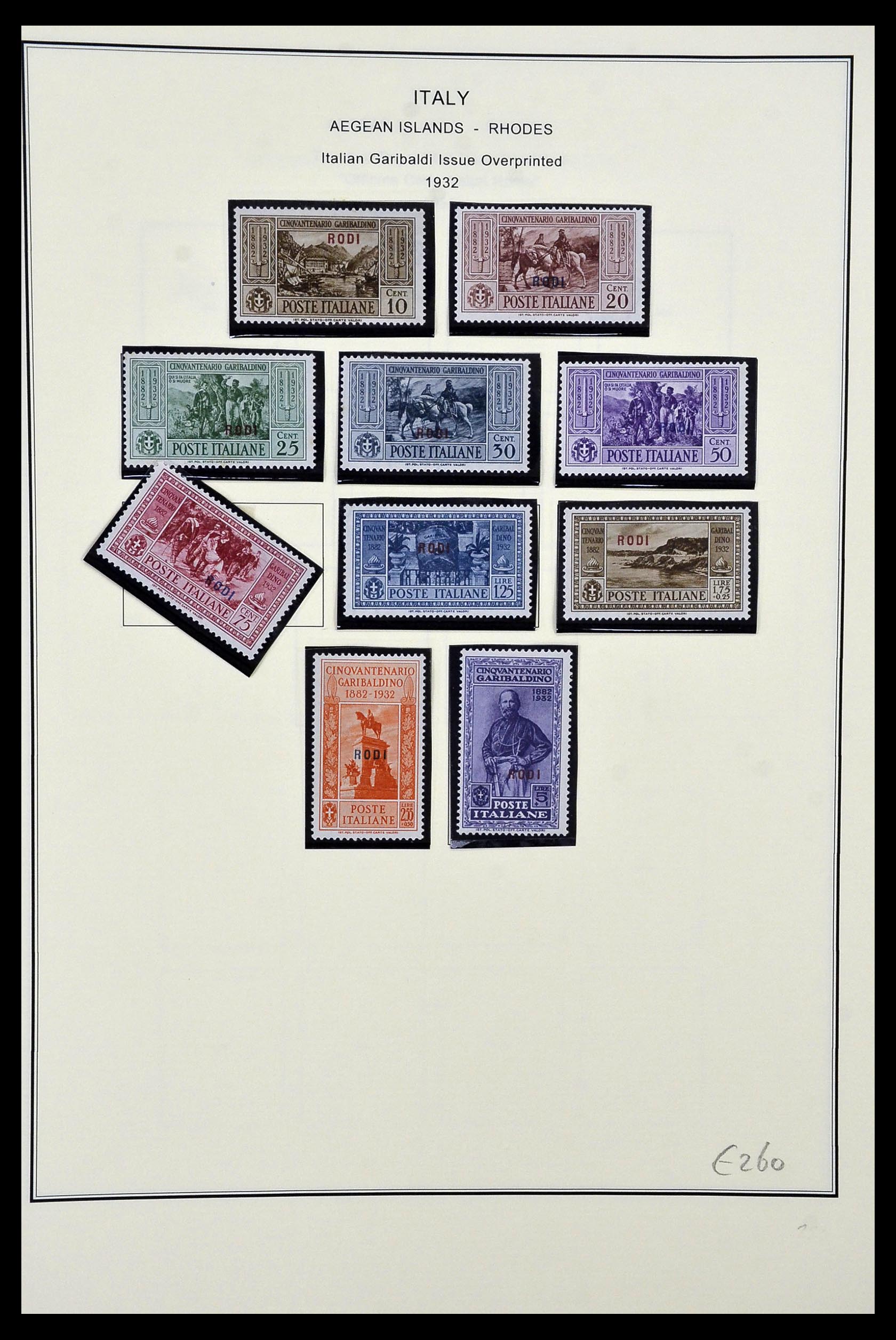 34320 030 - Stamp collection 34320 Italian territories and colonies 1874-1941.