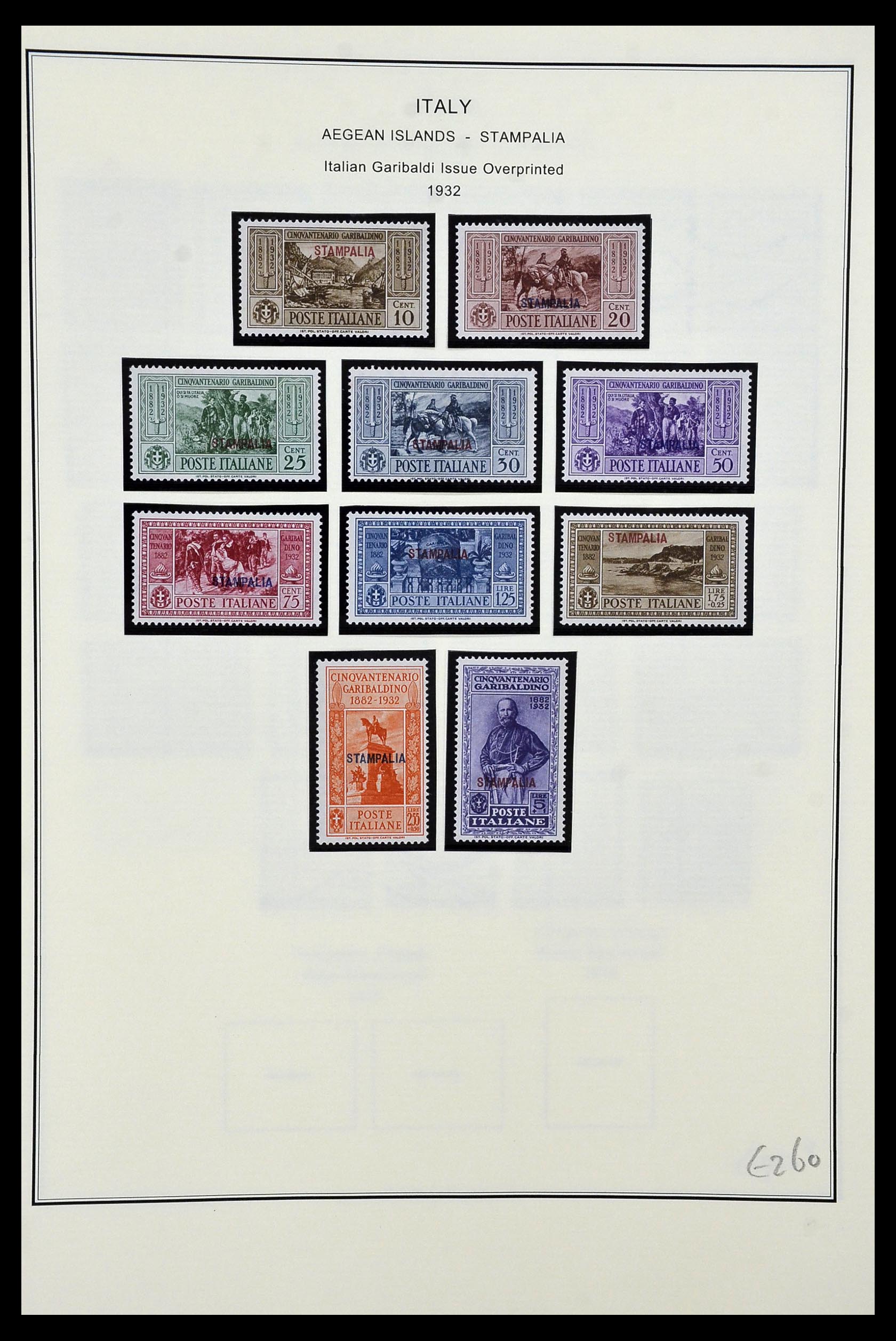 34320 037 - Postzegelverzameling 34320 Italiaanse gebieden en koloniën 1874-1941.