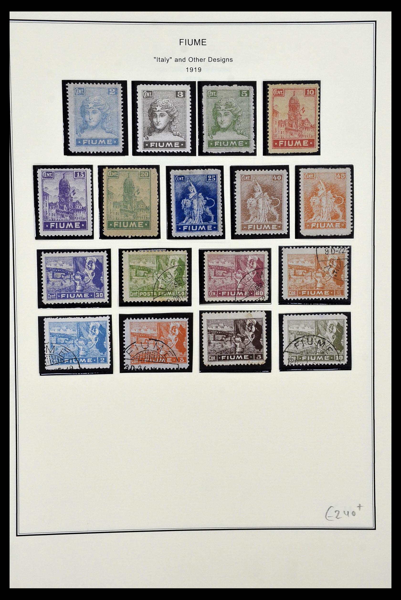 34320 039 - Postzegelverzameling 34320 Italiaanse gebieden en koloniën 1874-1941.