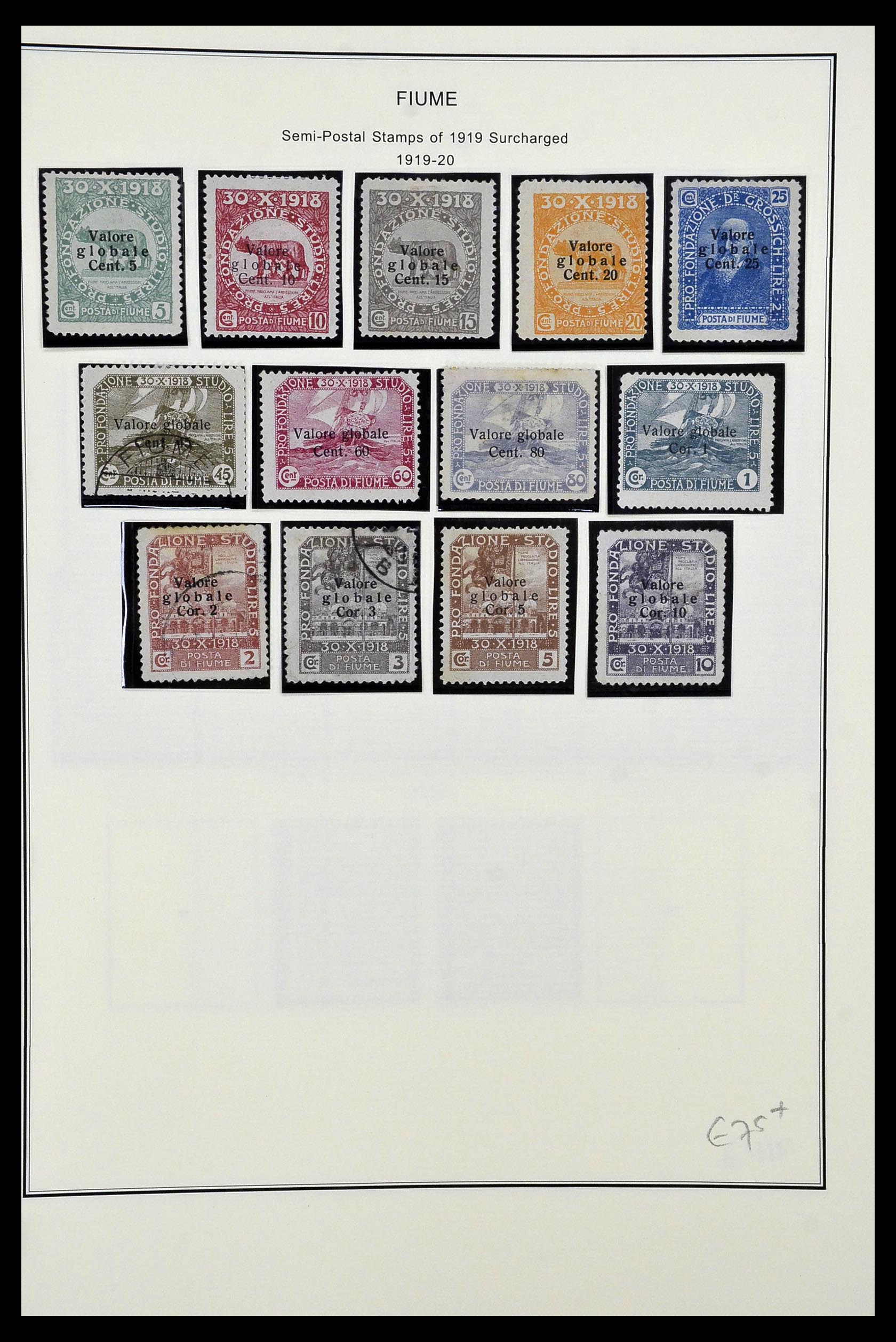 34320 042 - Postzegelverzameling 34320 Italiaanse gebieden en koloniën 1874-1941.