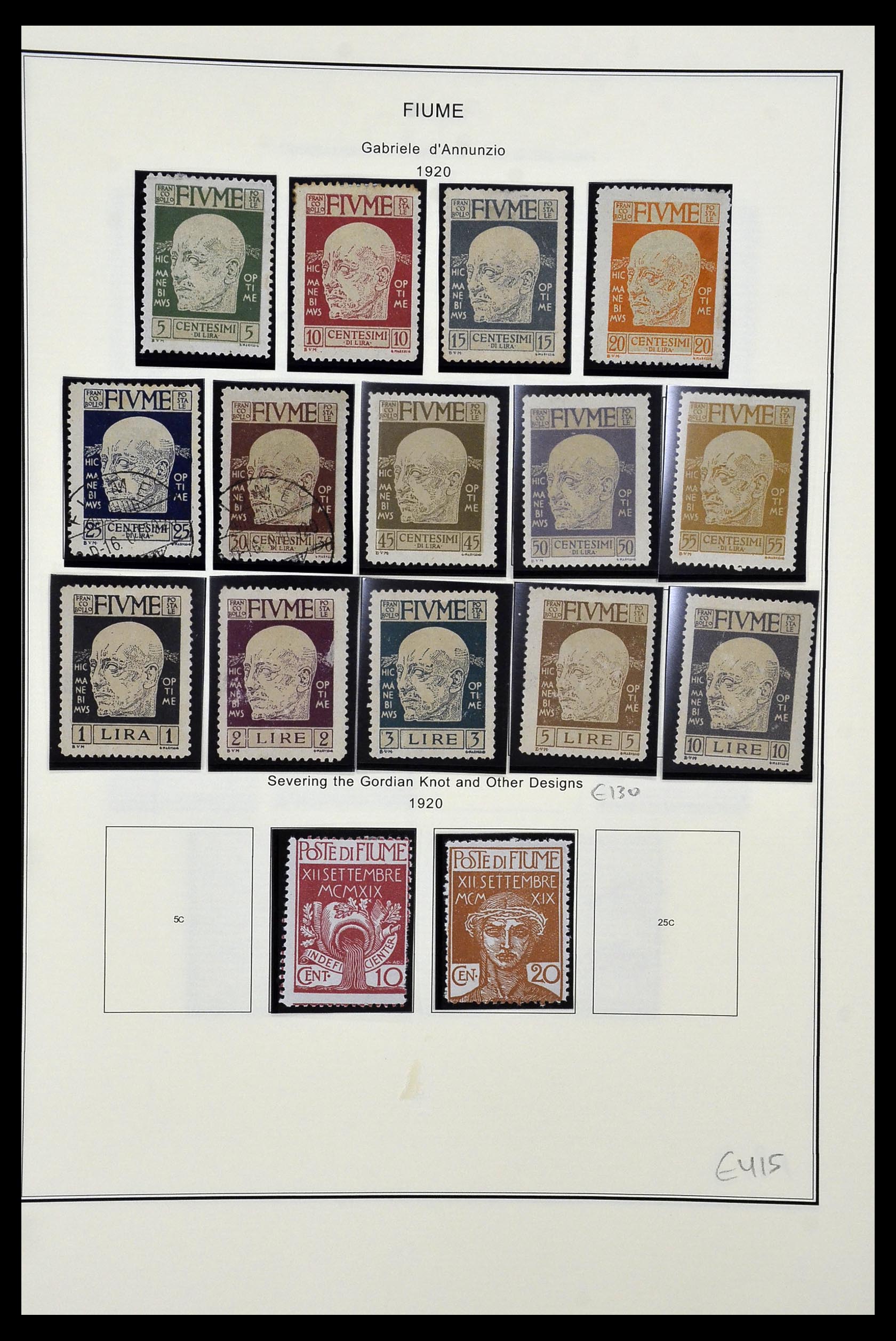 34320 043 - Postzegelverzameling 34320 Italiaanse gebieden en koloniën 1874-1941.