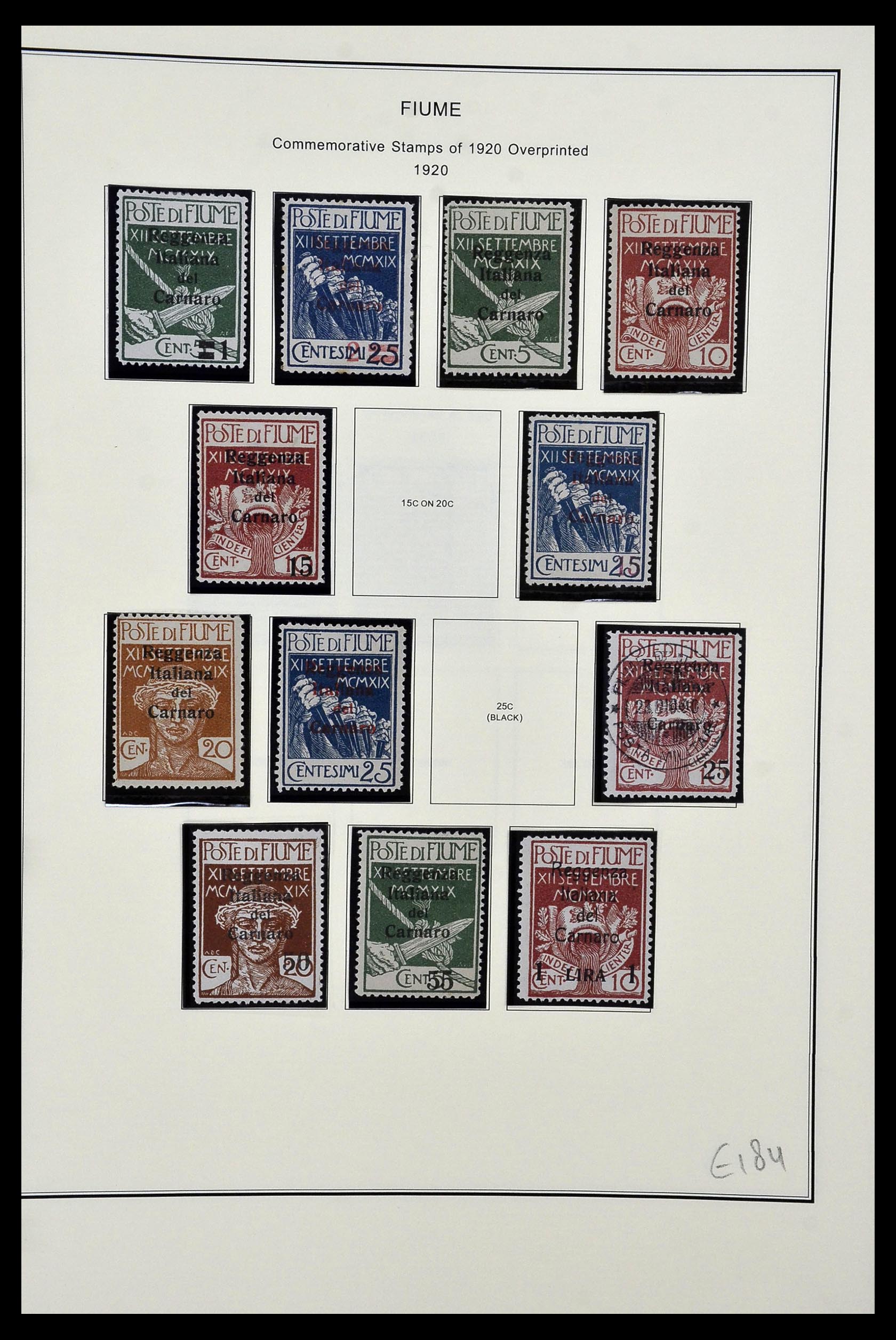 34320 044 - Postzegelverzameling 34320 Italiaanse gebieden en koloniën 1874-1941.