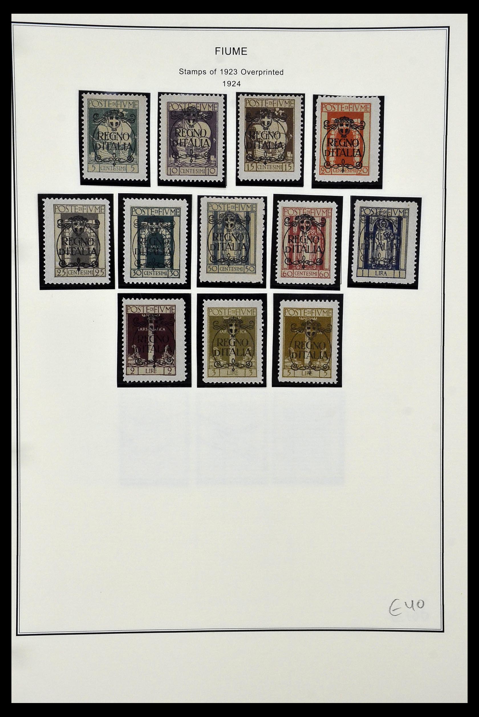 34320 050 - Postzegelverzameling 34320 Italiaanse gebieden en koloniën 1874-1941.