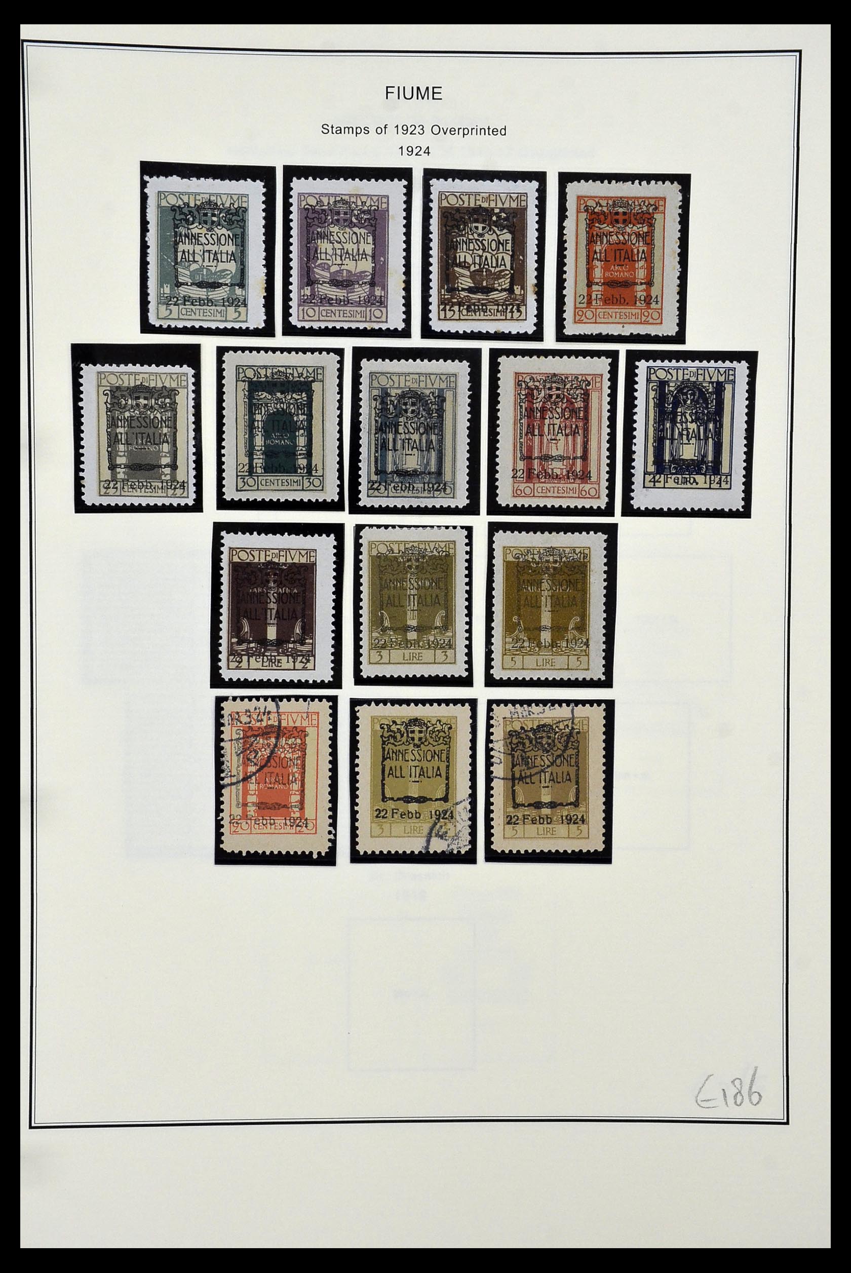 34320 051 - Postzegelverzameling 34320 Italiaanse gebieden en koloniën 1874-1941.