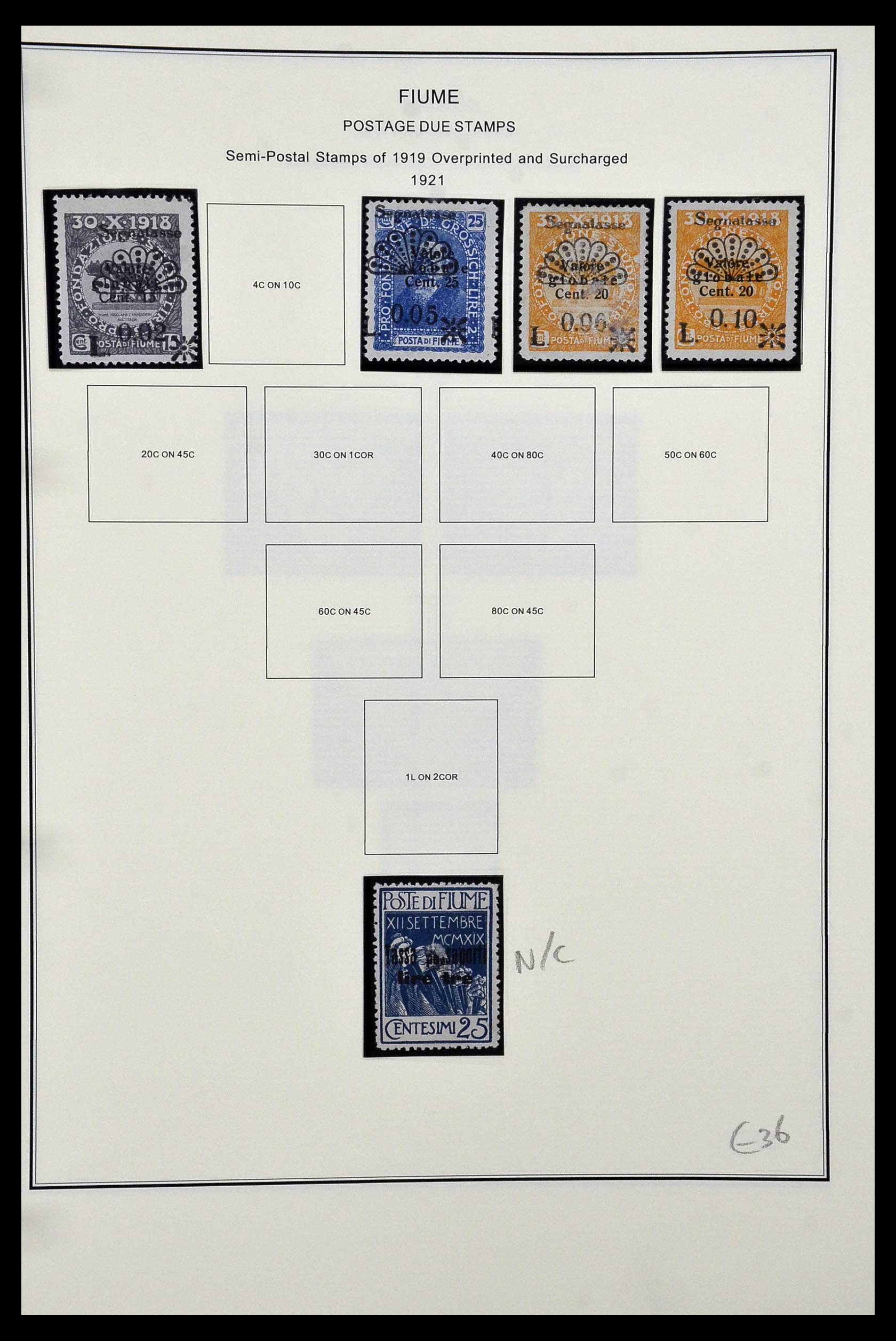 34320 055 - Postzegelverzameling 34320 Italiaanse gebieden en koloniën 1874-1941.