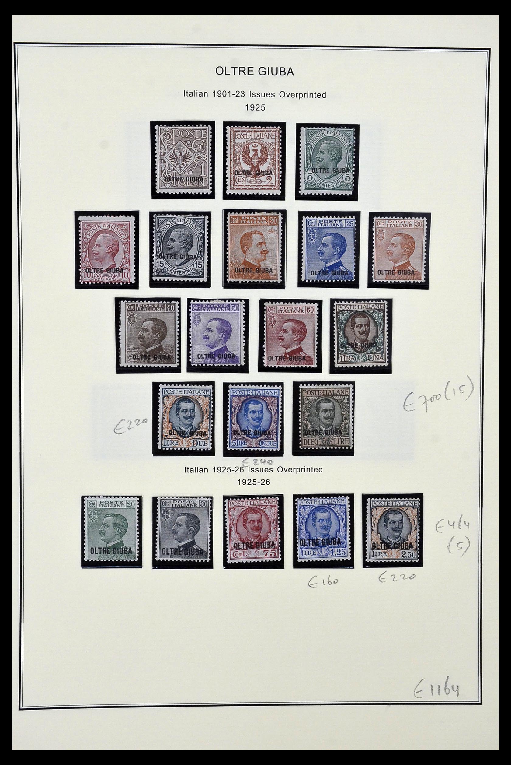 34320 061 - Postzegelverzameling 34320 Italiaanse gebieden en koloniën 1874-1941.