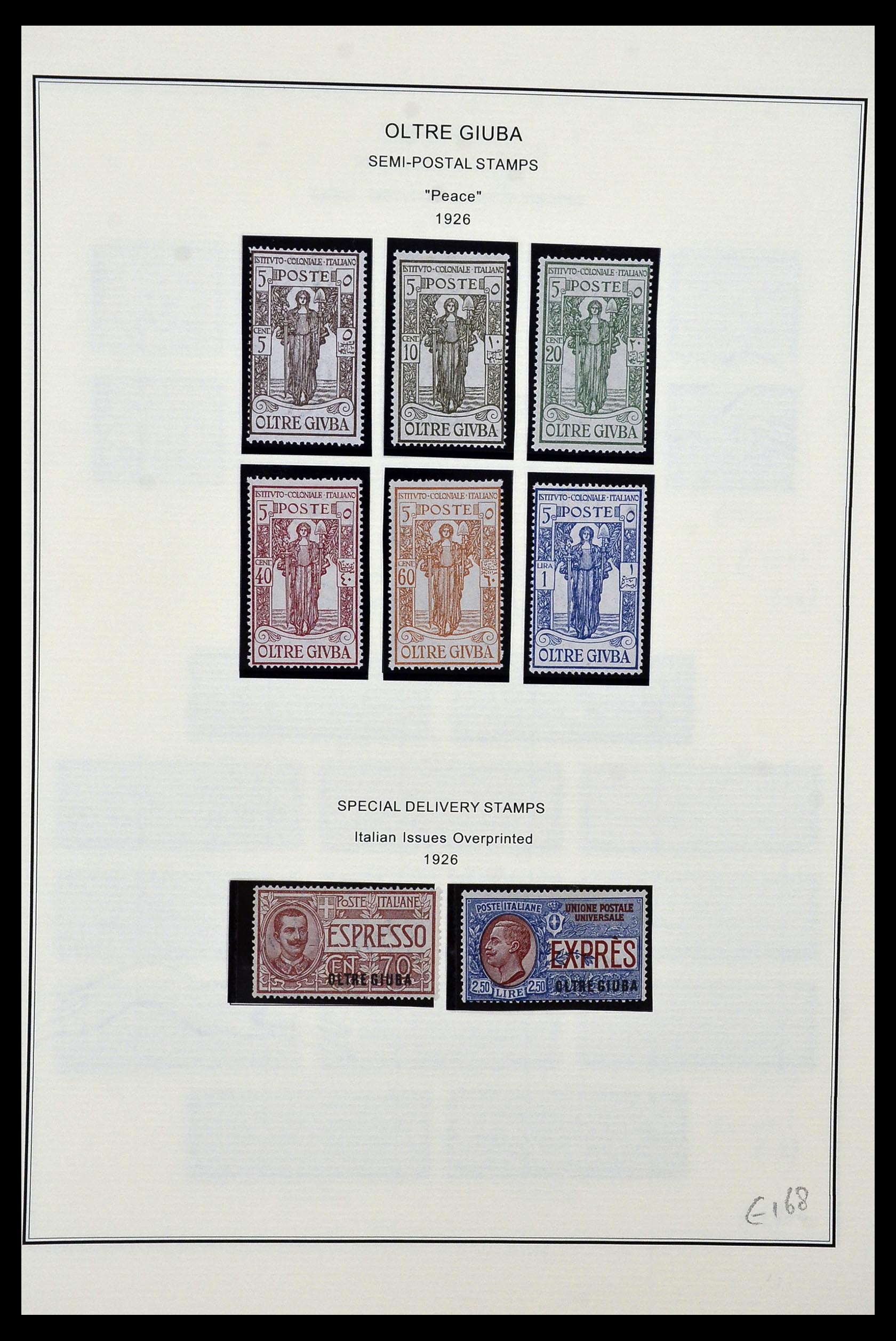 34320 064 - Postzegelverzameling 34320 Italiaanse gebieden en koloniën 1874-1941.