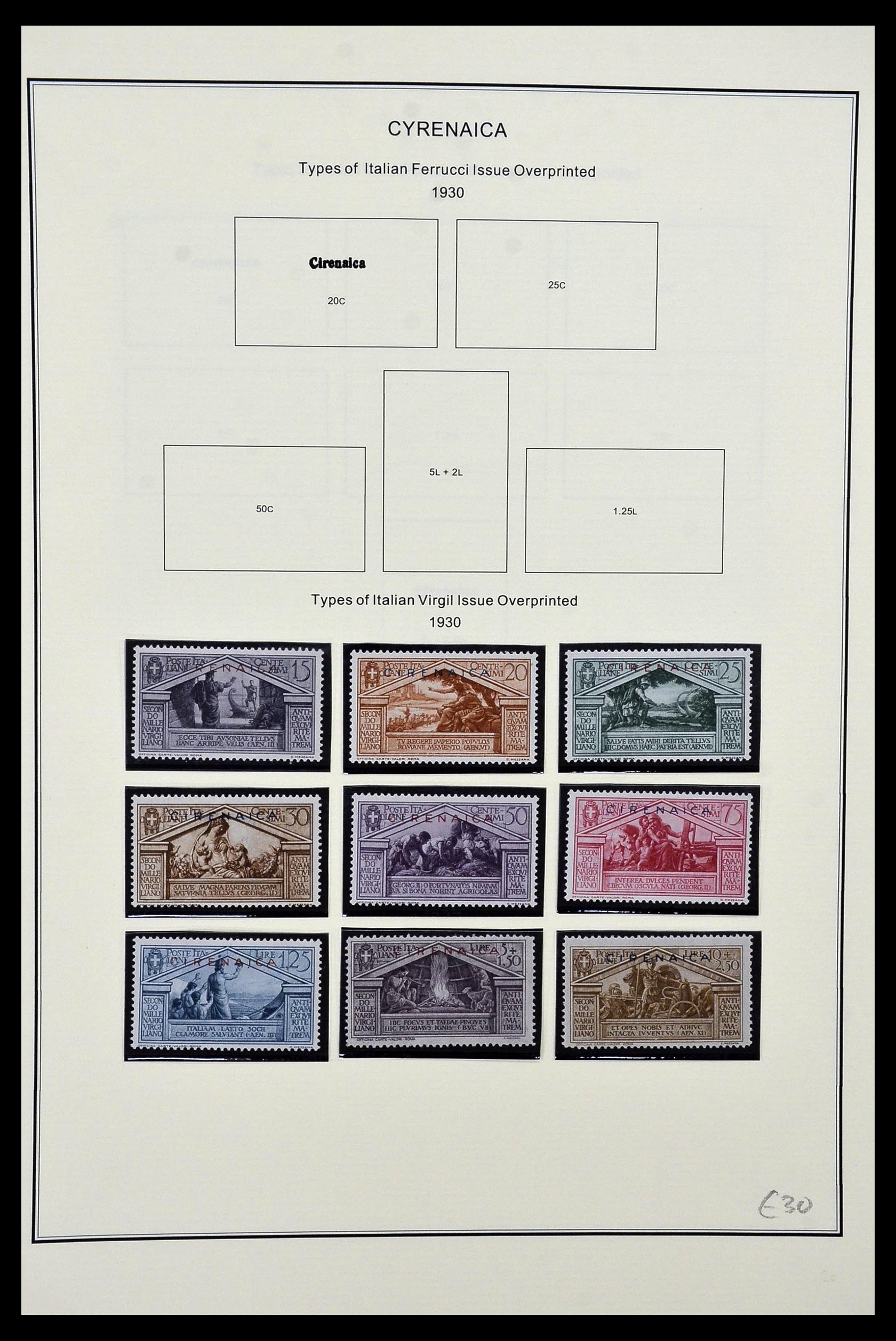 34320 069 - Postzegelverzameling 34320 Italiaanse gebieden en koloniën 1874-1941.
