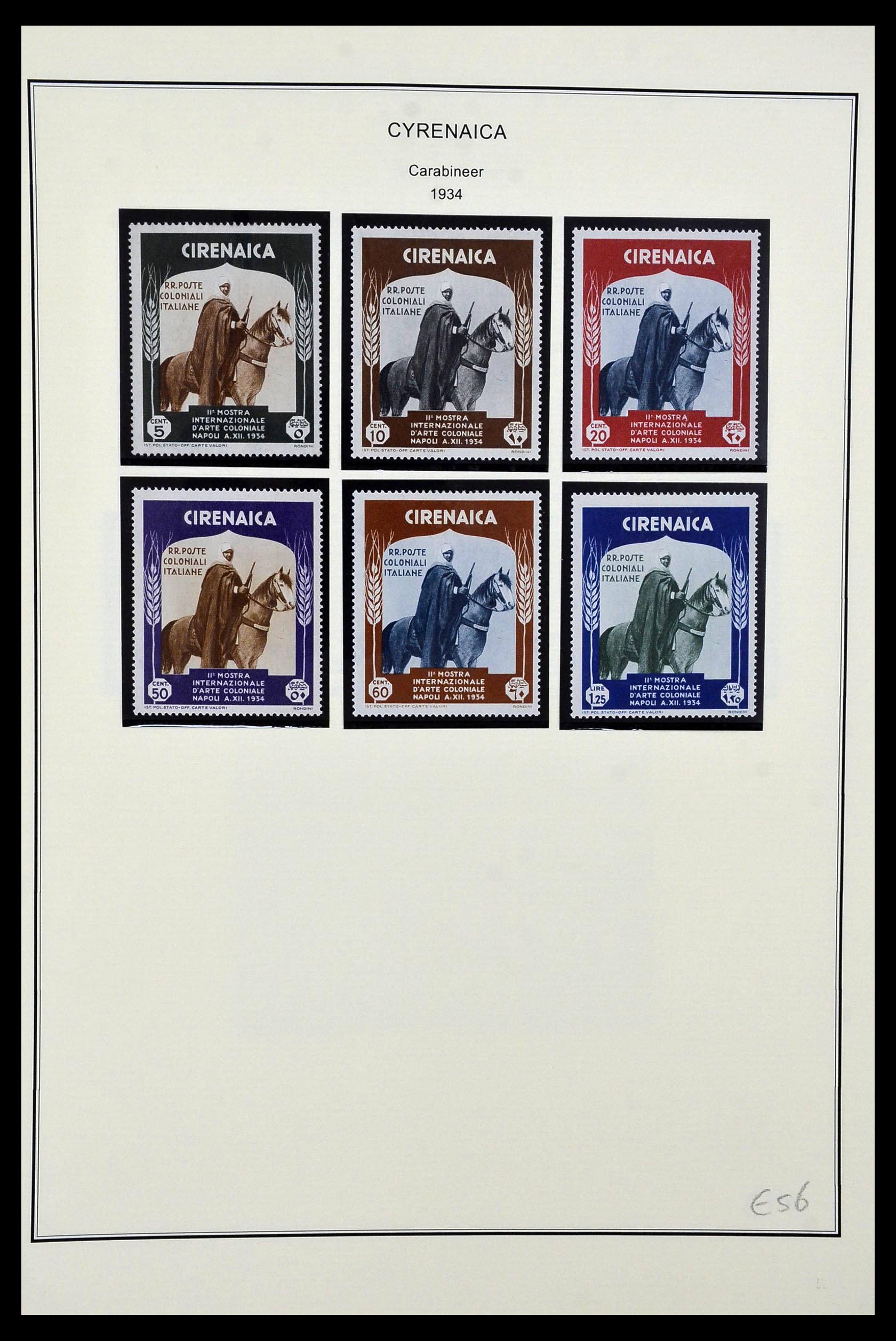 34320 070 - Postzegelverzameling 34320 Italiaanse gebieden en koloniën 1874-1941.