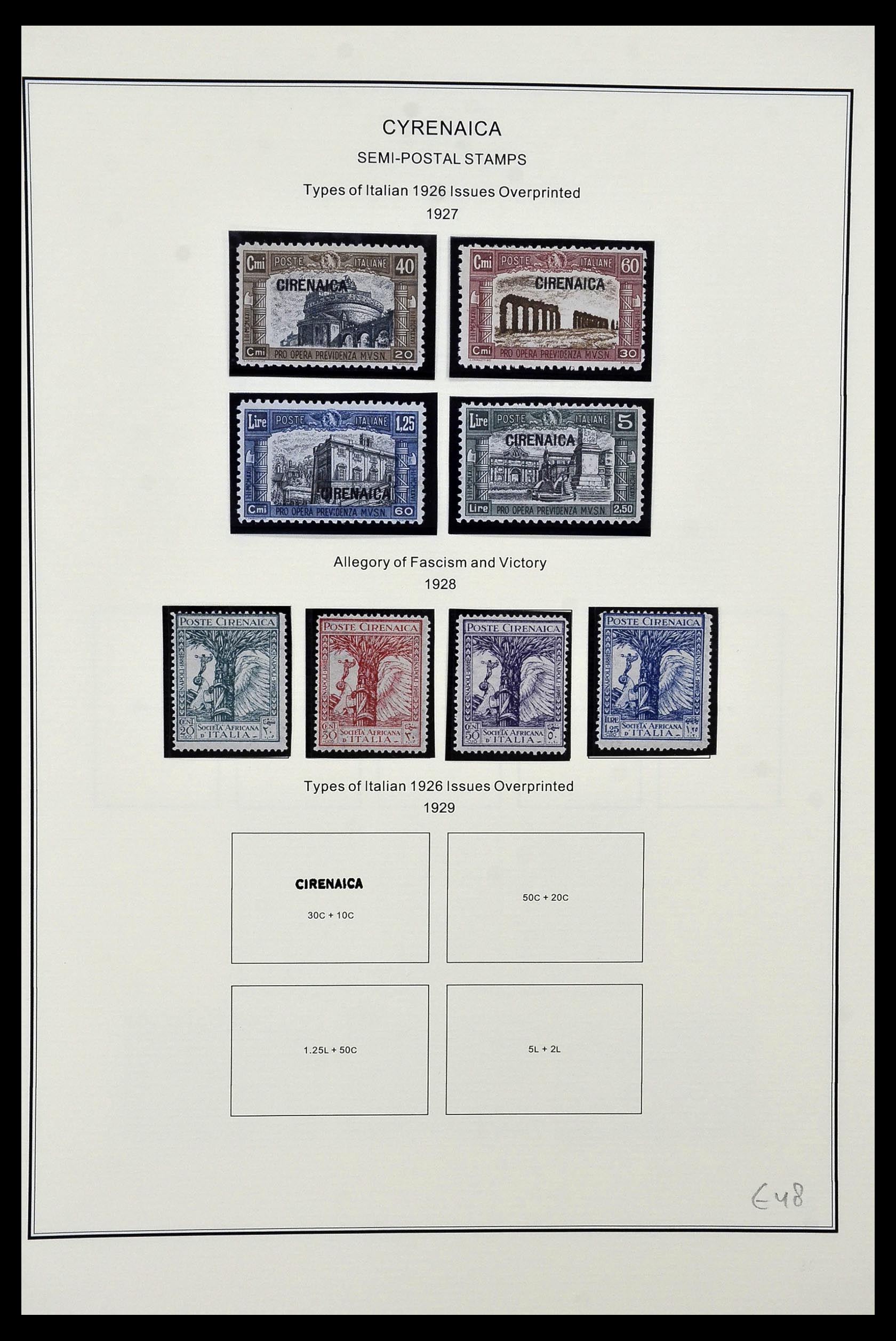 34320 073 - Postzegelverzameling 34320 Italiaanse gebieden en koloniën 1874-1941.