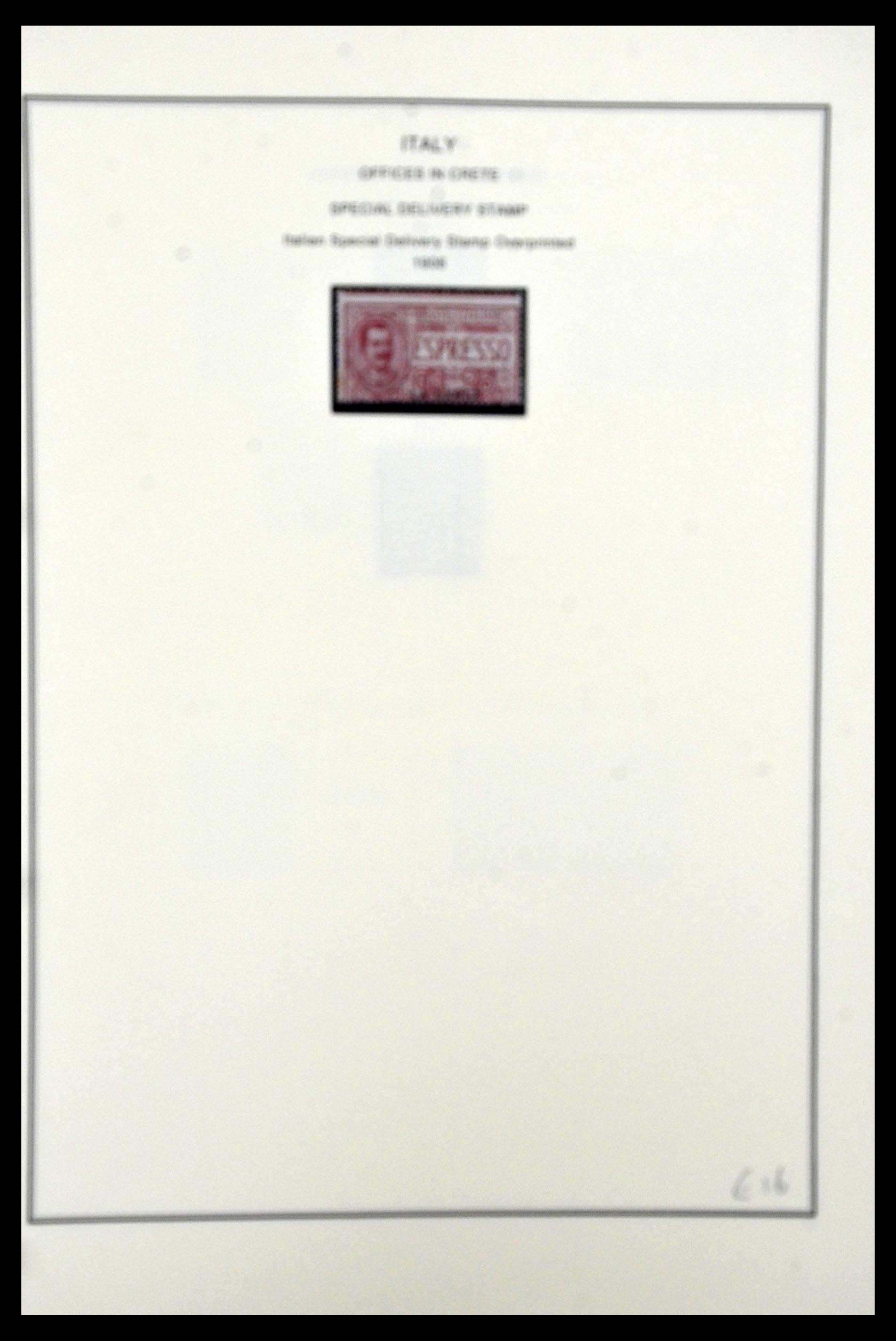 34320 081 - Postzegelverzameling 34320 Italiaanse gebieden en koloniën 1874-1941.