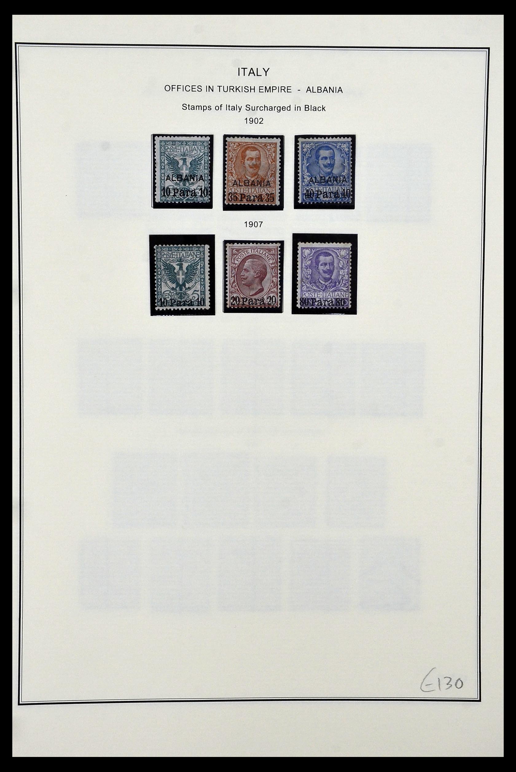 34320 089 - Postzegelverzameling 34320 Italiaanse gebieden en koloniën 1874-1941.