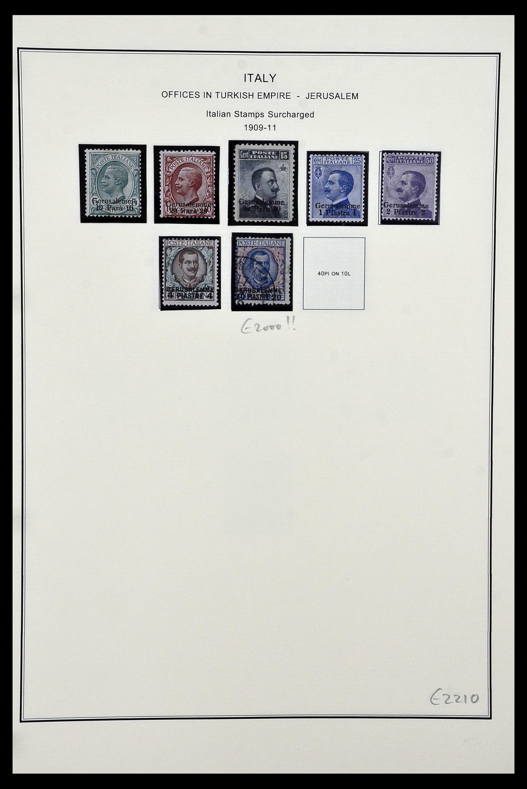 34320 094 - Postzegelverzameling 34320 Italiaanse gebieden en koloniën 1874-1941.