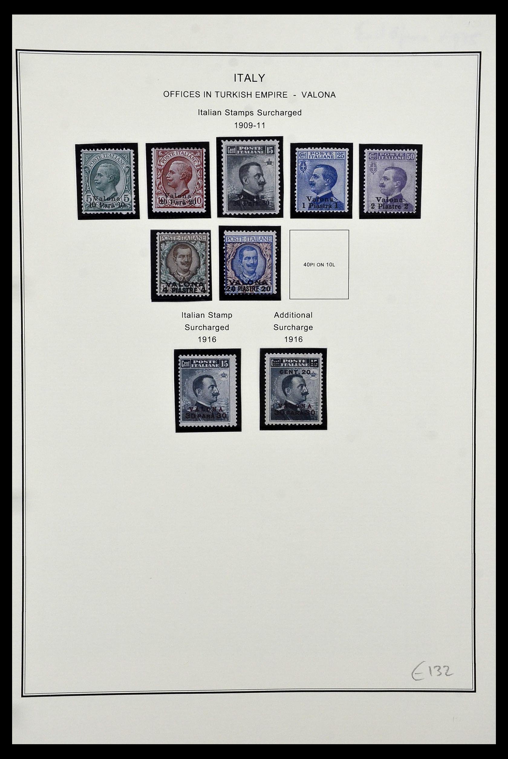 34320 098 - Postzegelverzameling 34320 Italiaanse gebieden en koloniën 1874-1941.