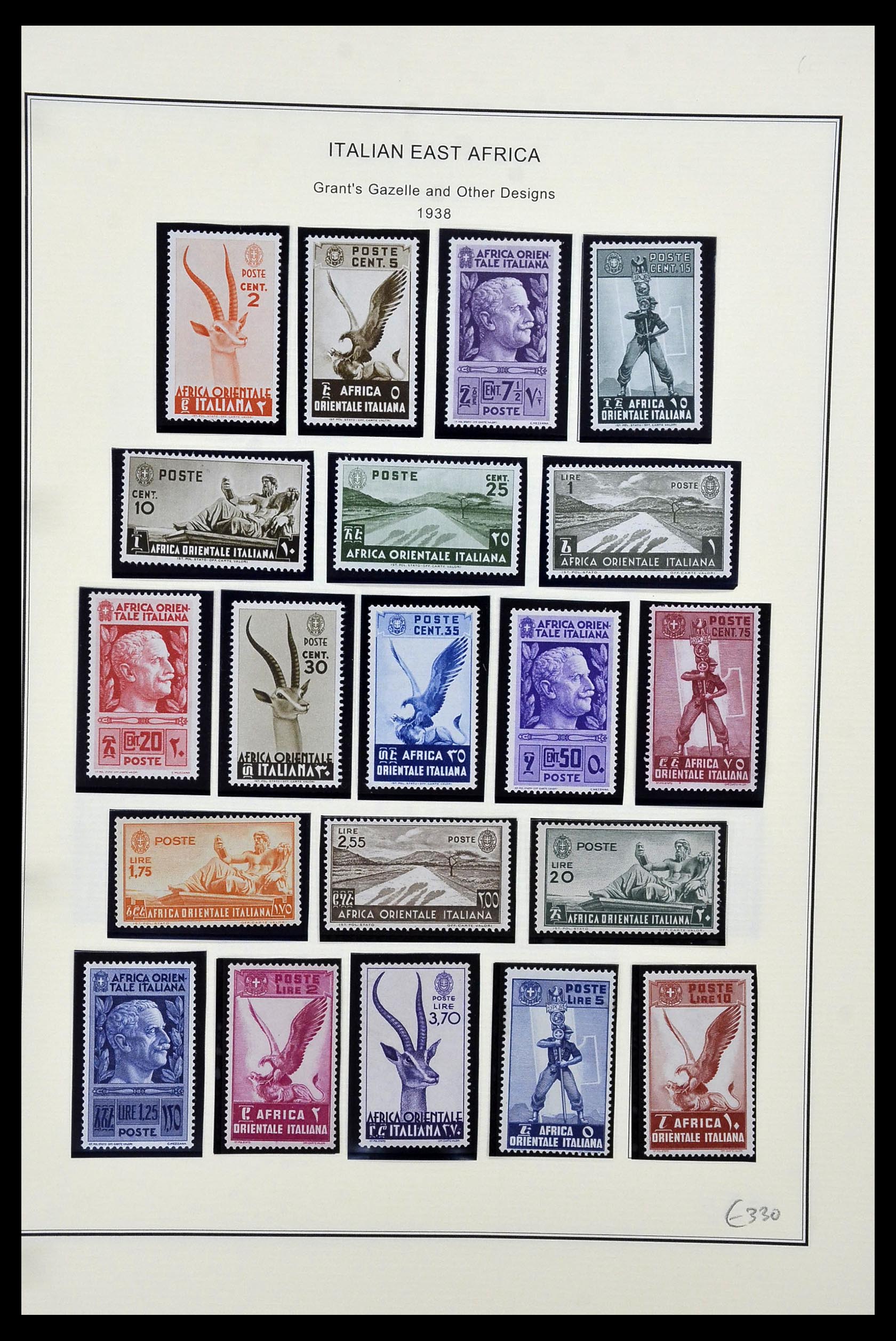 34320 099 - Postzegelverzameling 34320 Italiaanse gebieden en koloniën 1874-1941.