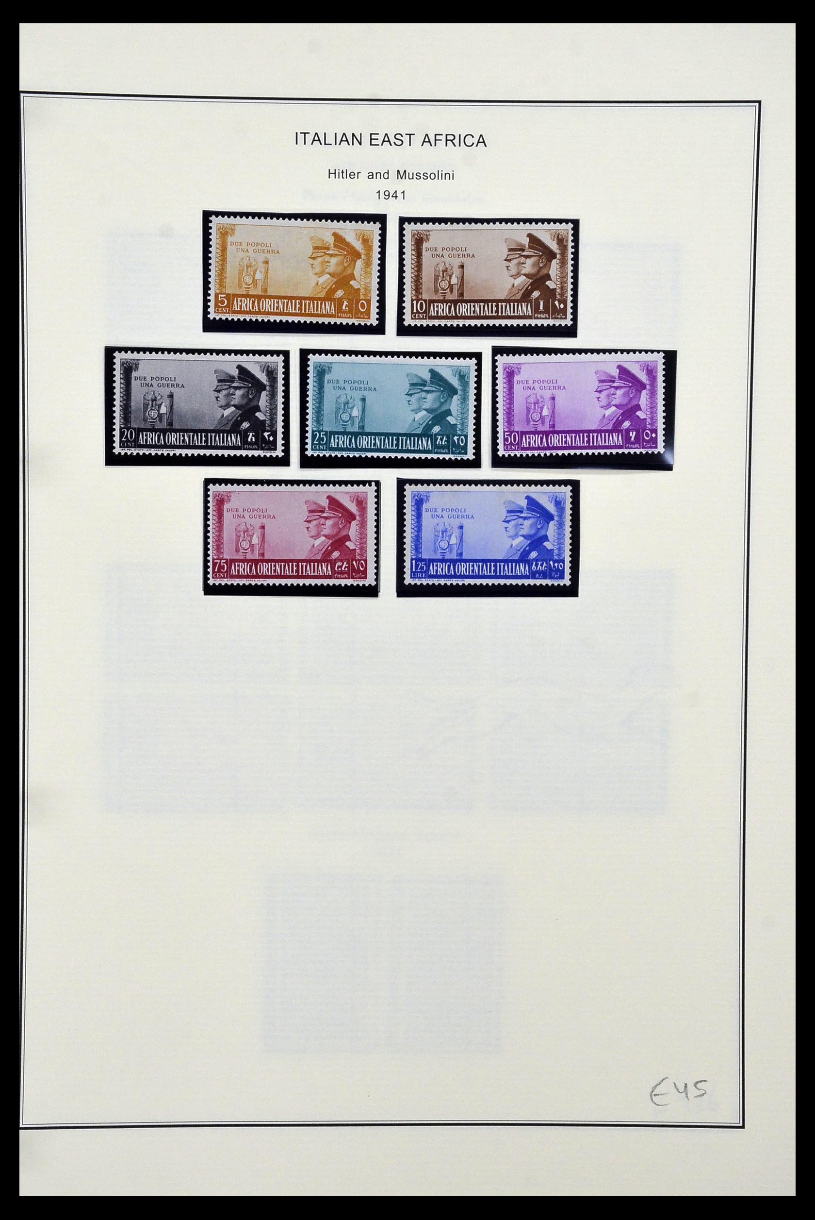 34320 100 - Postzegelverzameling 34320 Italiaanse gebieden en koloniën 1874-1941.
