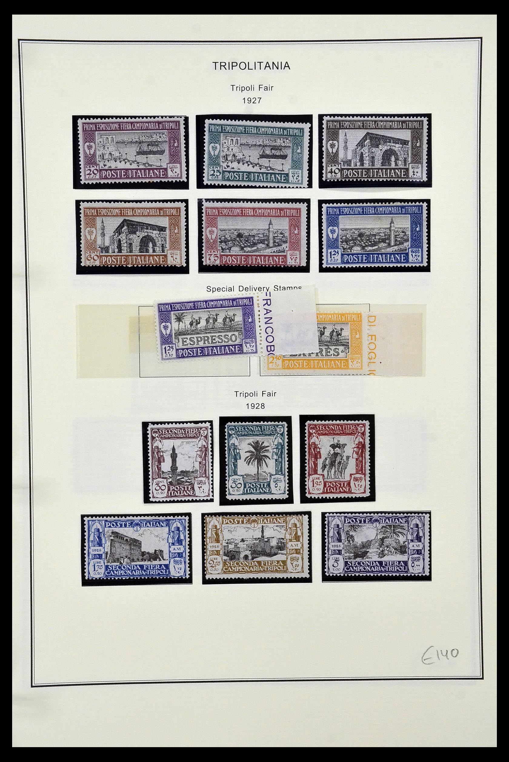 34320 141 - Postzegelverzameling 34320 Italiaanse gebieden en koloniën 1874-1941.