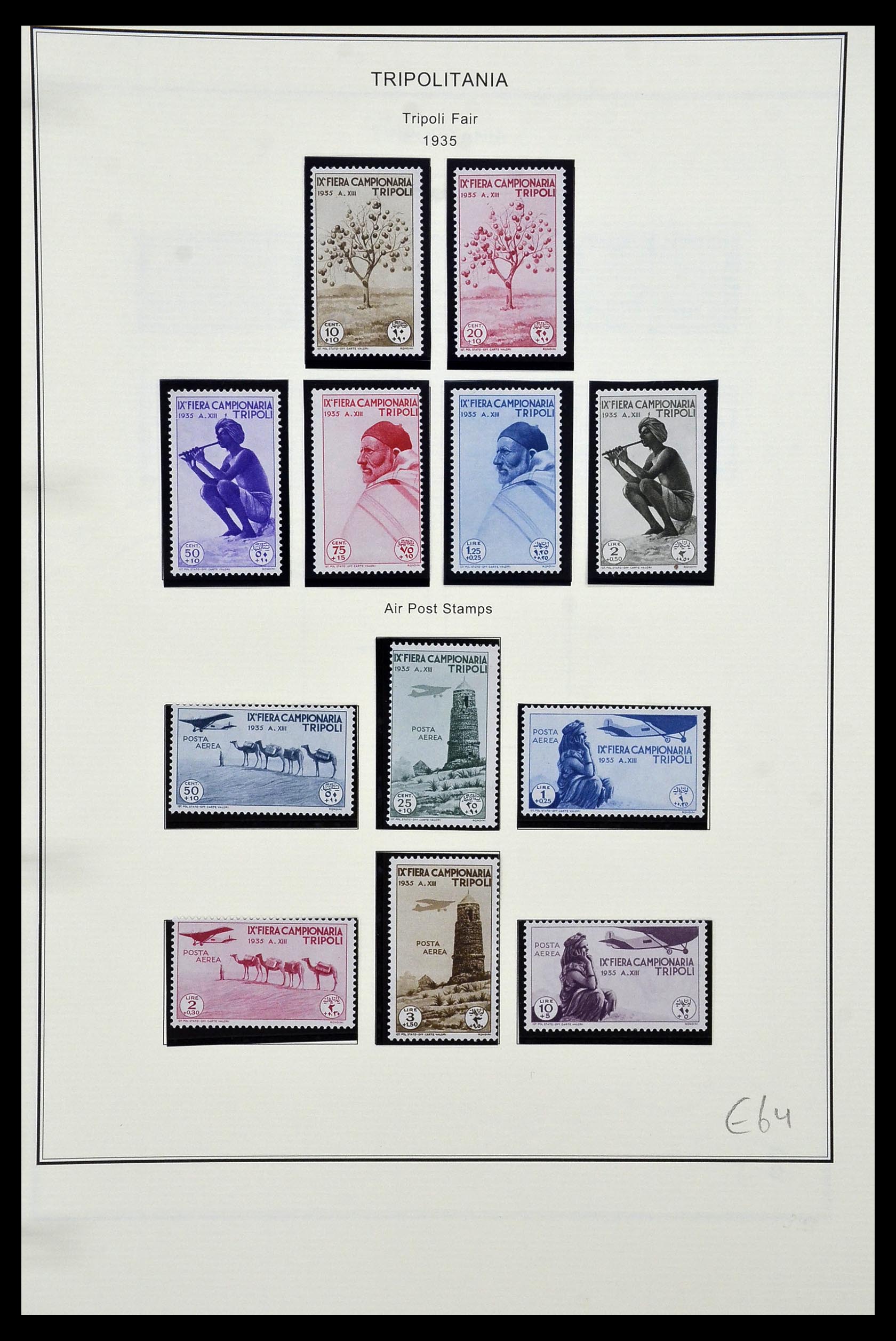 34320 147 - Stamp collection 34320 Italian territories and colonies 1874-1941.