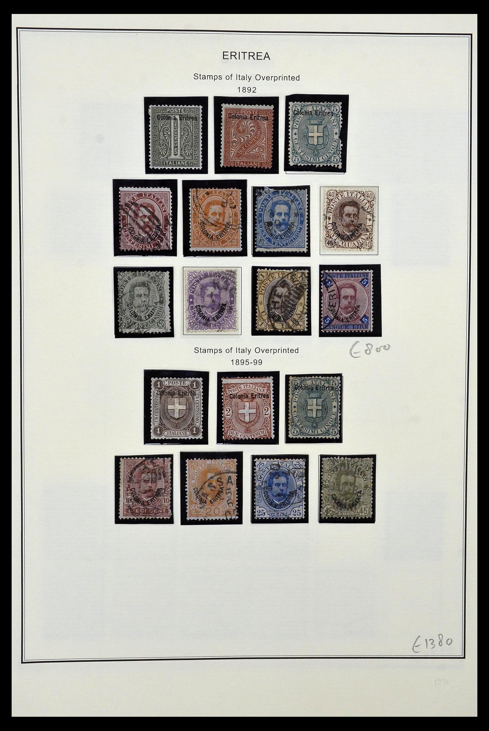 34320 149 - Postzegelverzameling 34320 Italiaanse gebieden en koloniën 1874-1941.