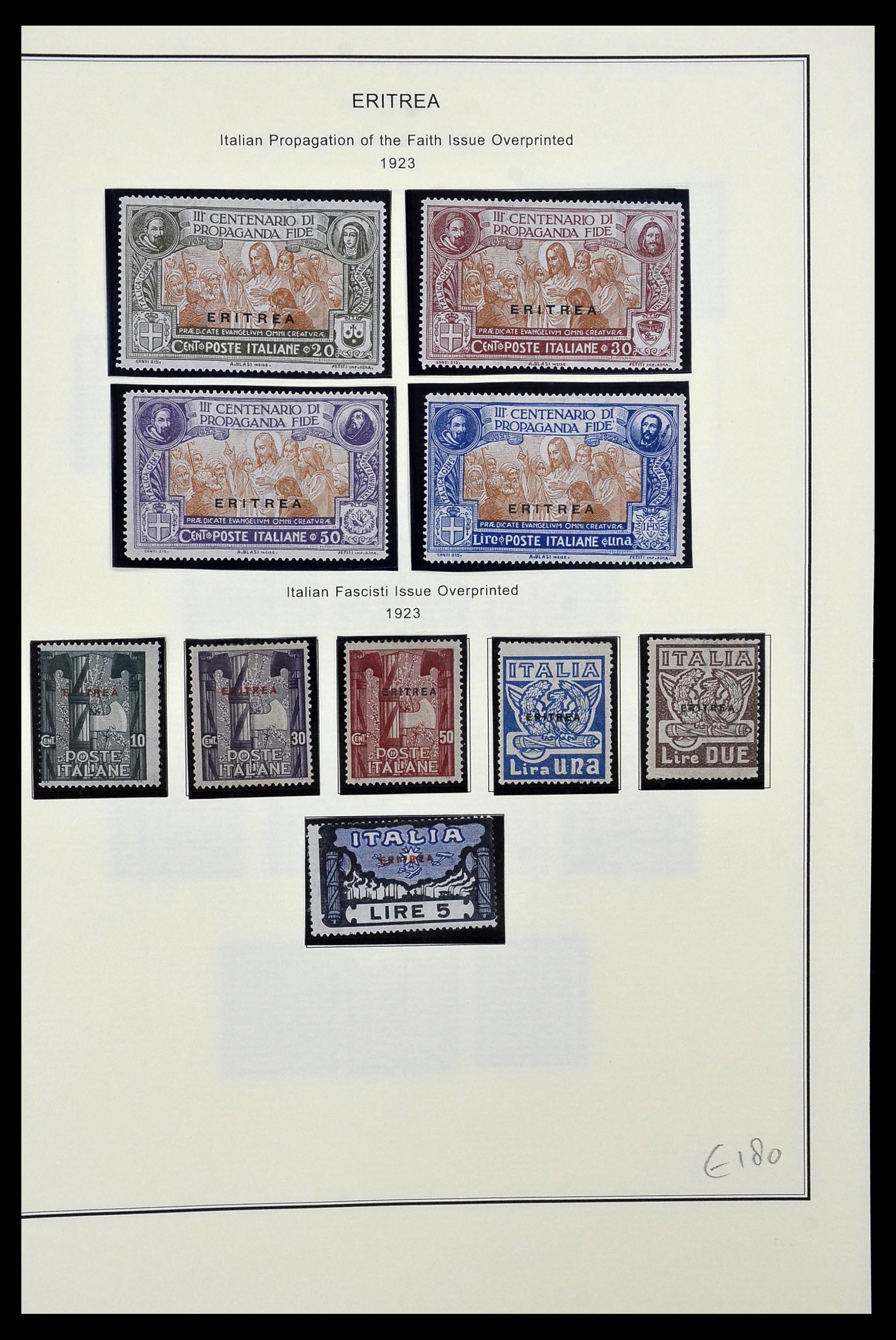 34320 152 - Stamp collection 34320 Italian territories and colonies 1874-1941.