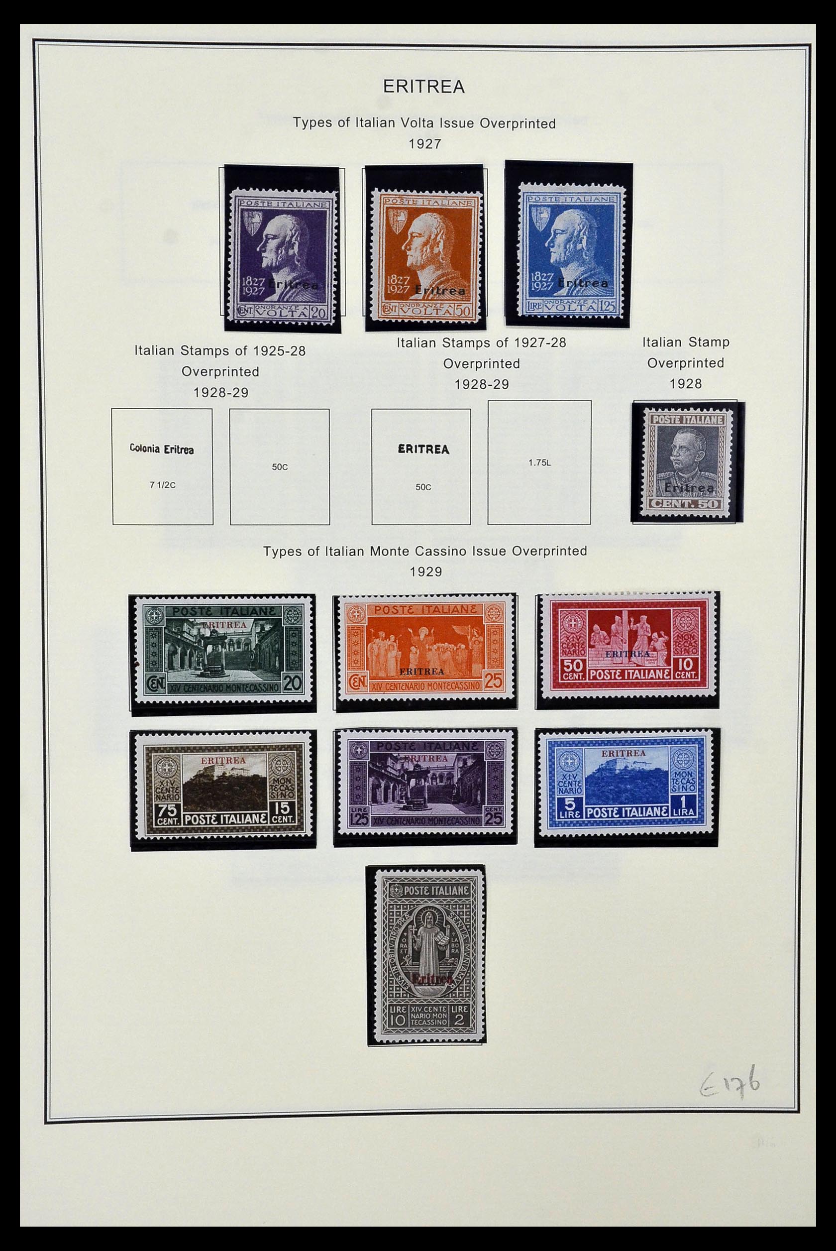 34320 155 - Postzegelverzameling 34320 Italiaanse gebieden en koloniën 1874-1941.