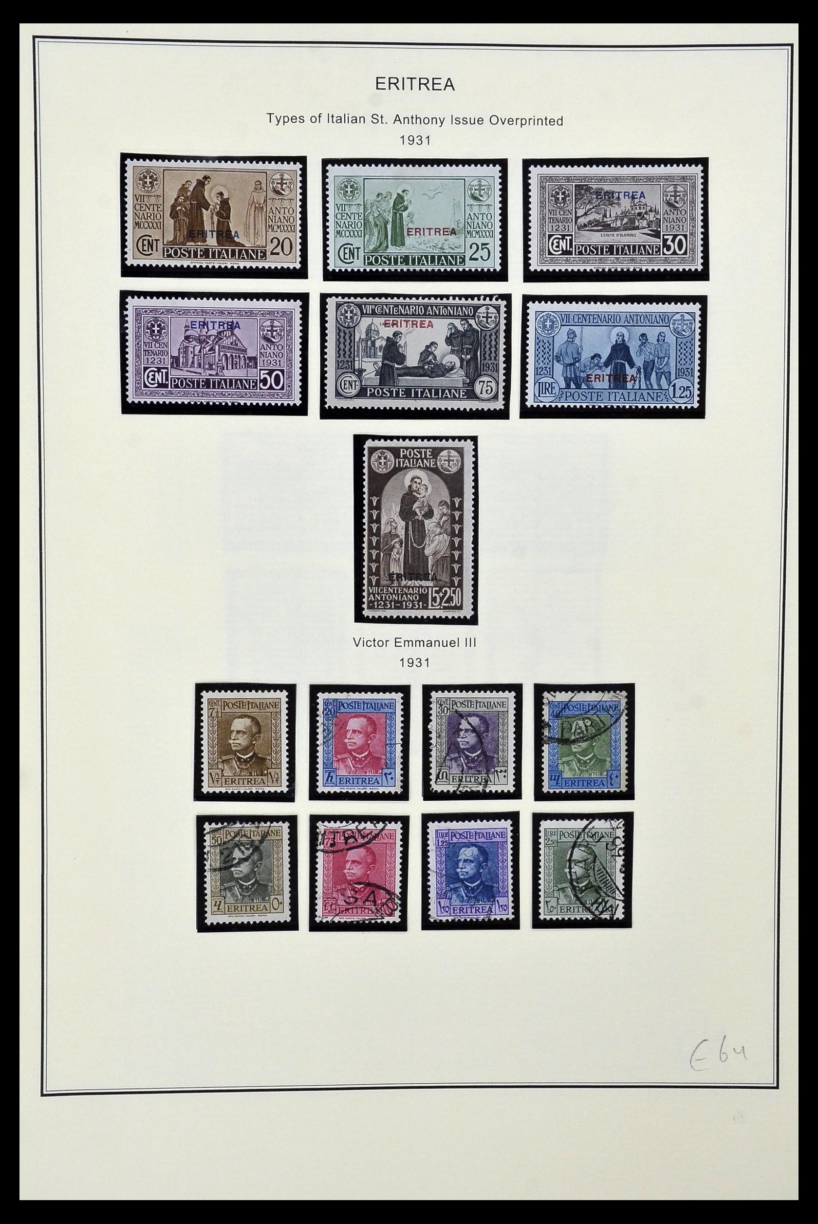 34320 157 - Postzegelverzameling 34320 Italiaanse gebieden en koloniën 1874-1941.