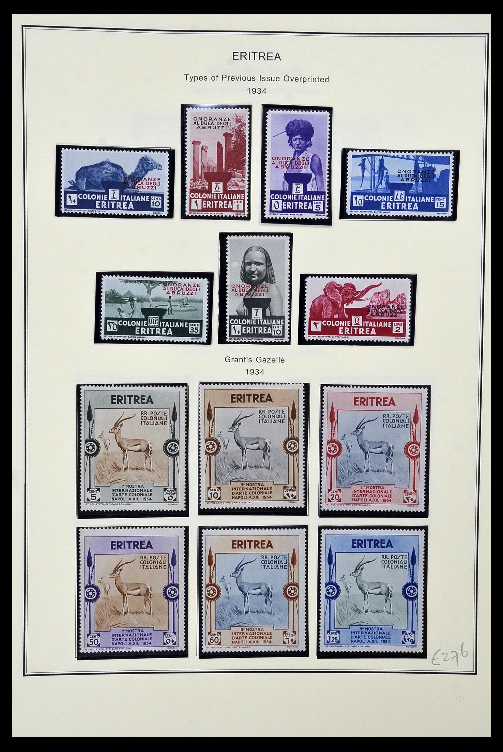 34320 158 - Stamp collection 34320 Italian territories and colonies 1874-1941.