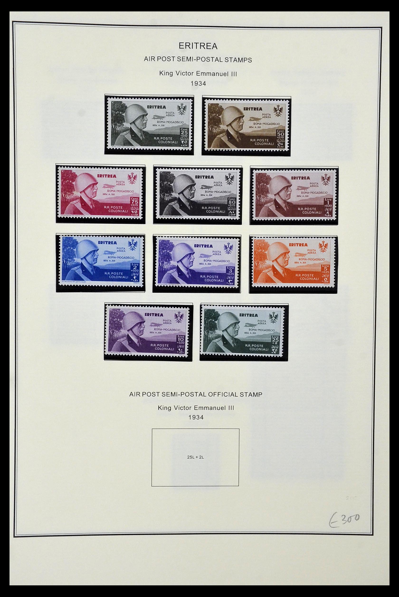 34320 165 - Postzegelverzameling 34320 Italiaanse gebieden en koloniën 1874-1941.