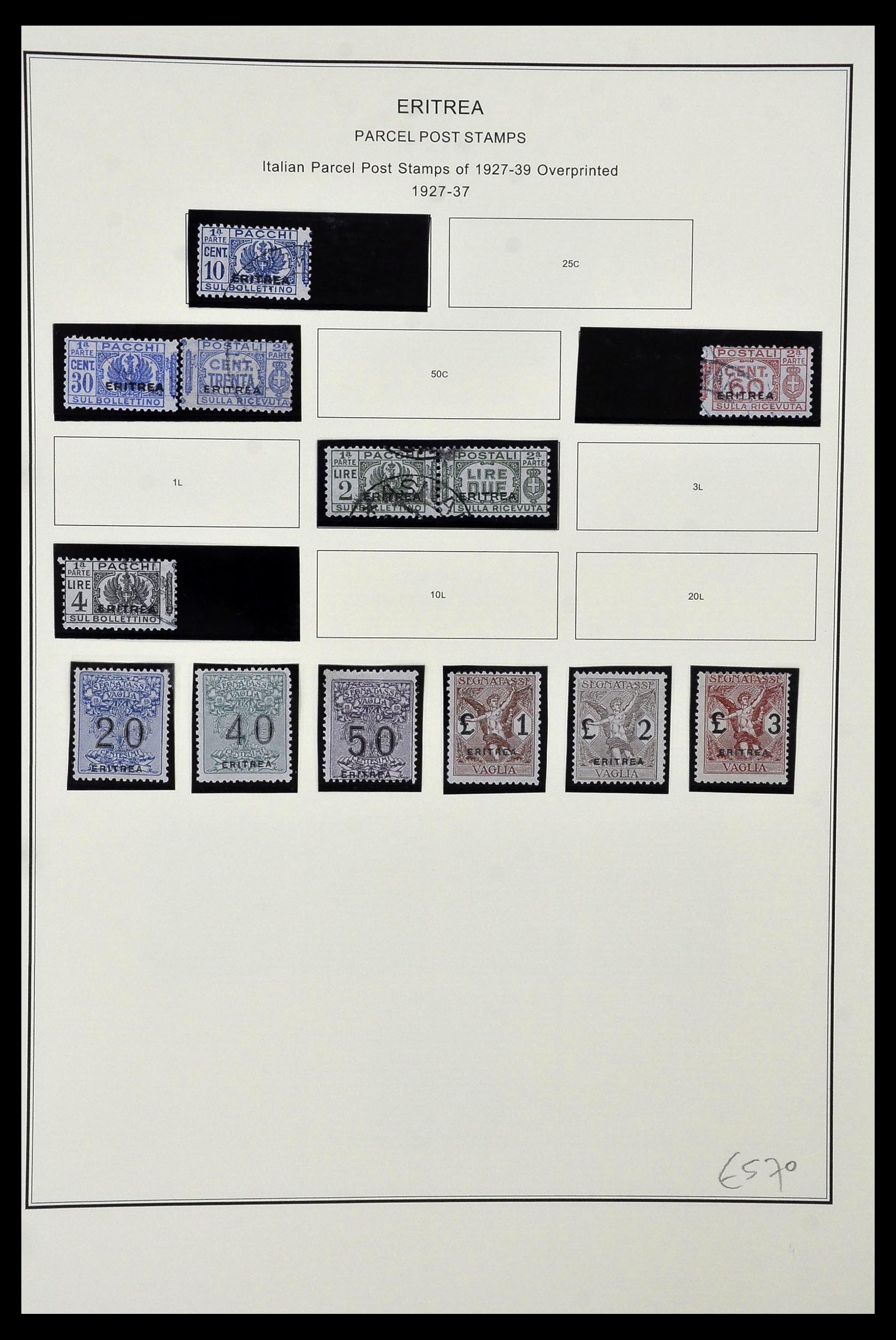 34320 170 - Postzegelverzameling 34320 Italiaanse gebieden en koloniën 1874-1941.
