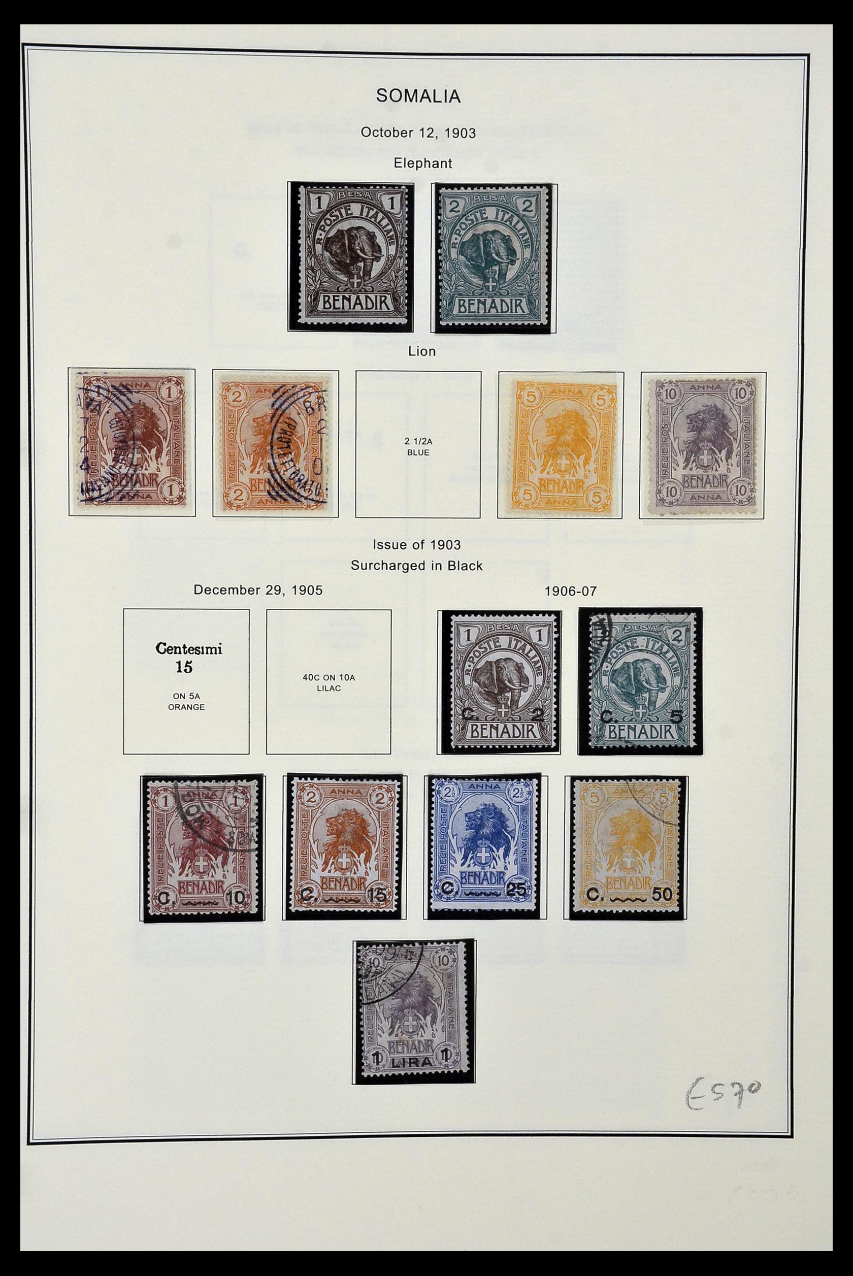 34320 171 - Postzegelverzameling 34320 Italiaanse gebieden en koloniën 1874-1941.