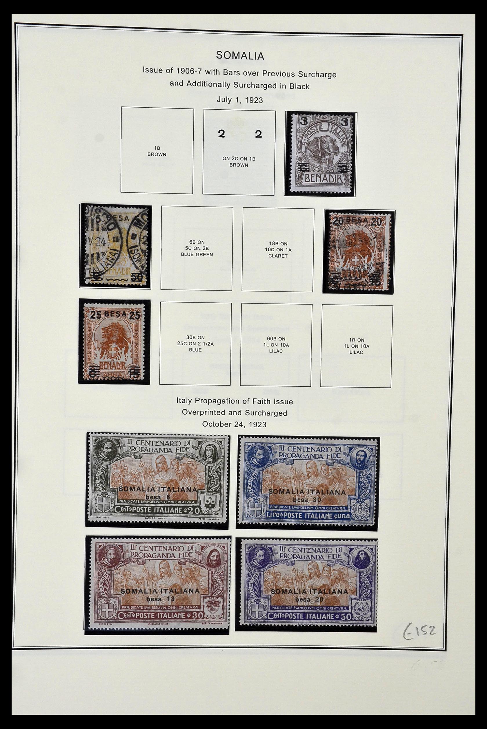 34320 173 - Postzegelverzameling 34320 Italiaanse gebieden en koloniën 1874-1941.