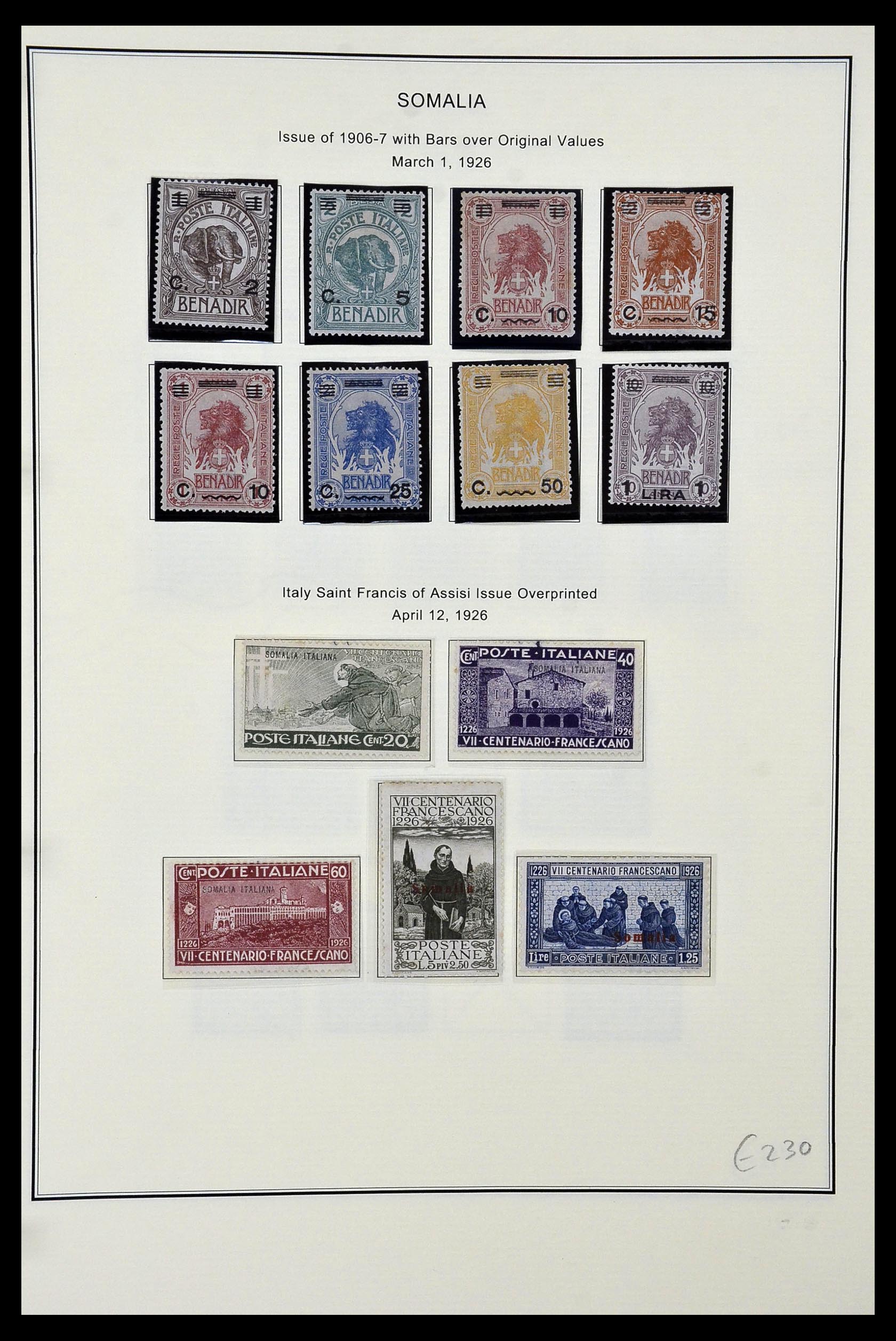34320 175 - Postzegelverzameling 34320 Italiaanse gebieden en koloniën 1874-1941.