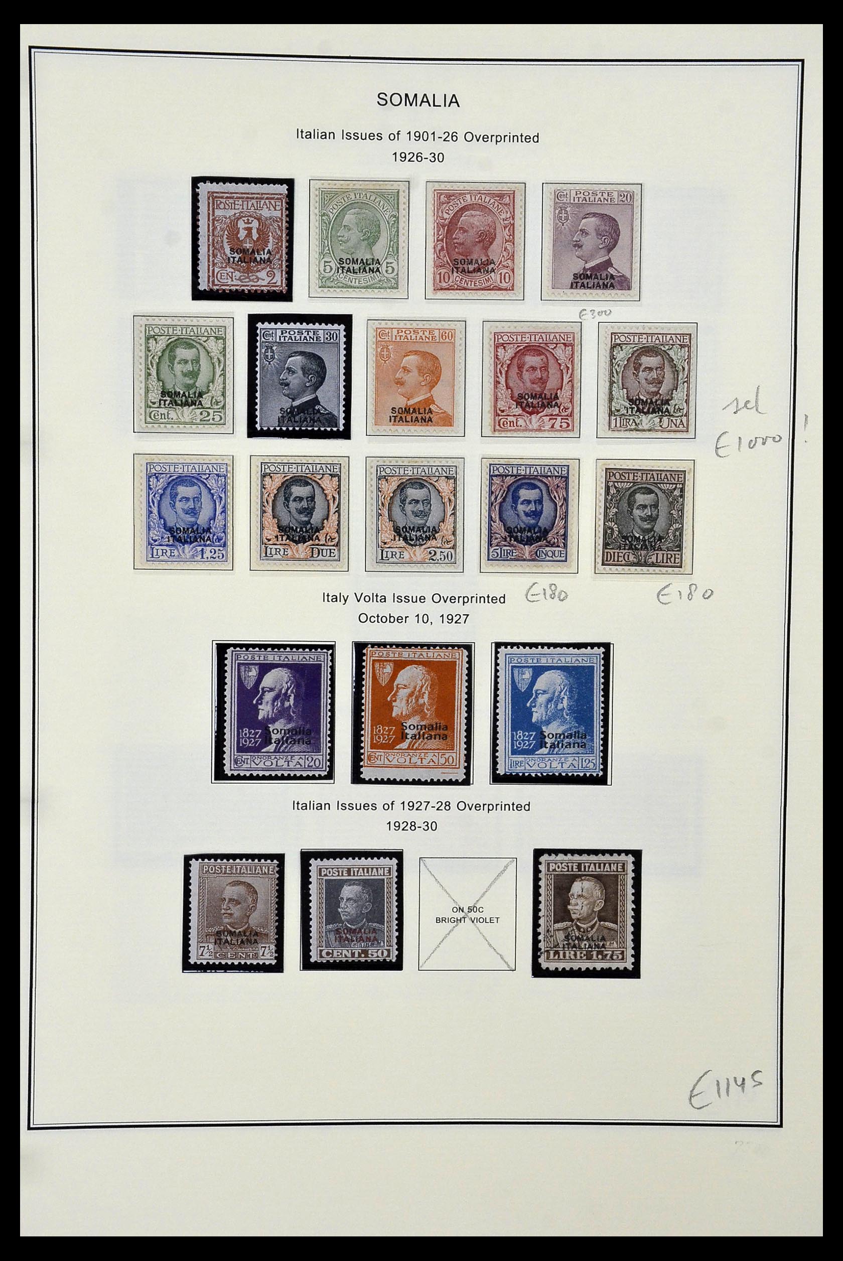 34320 176 - Postzegelverzameling 34320 Italiaanse gebieden en koloniën 1874-1941.