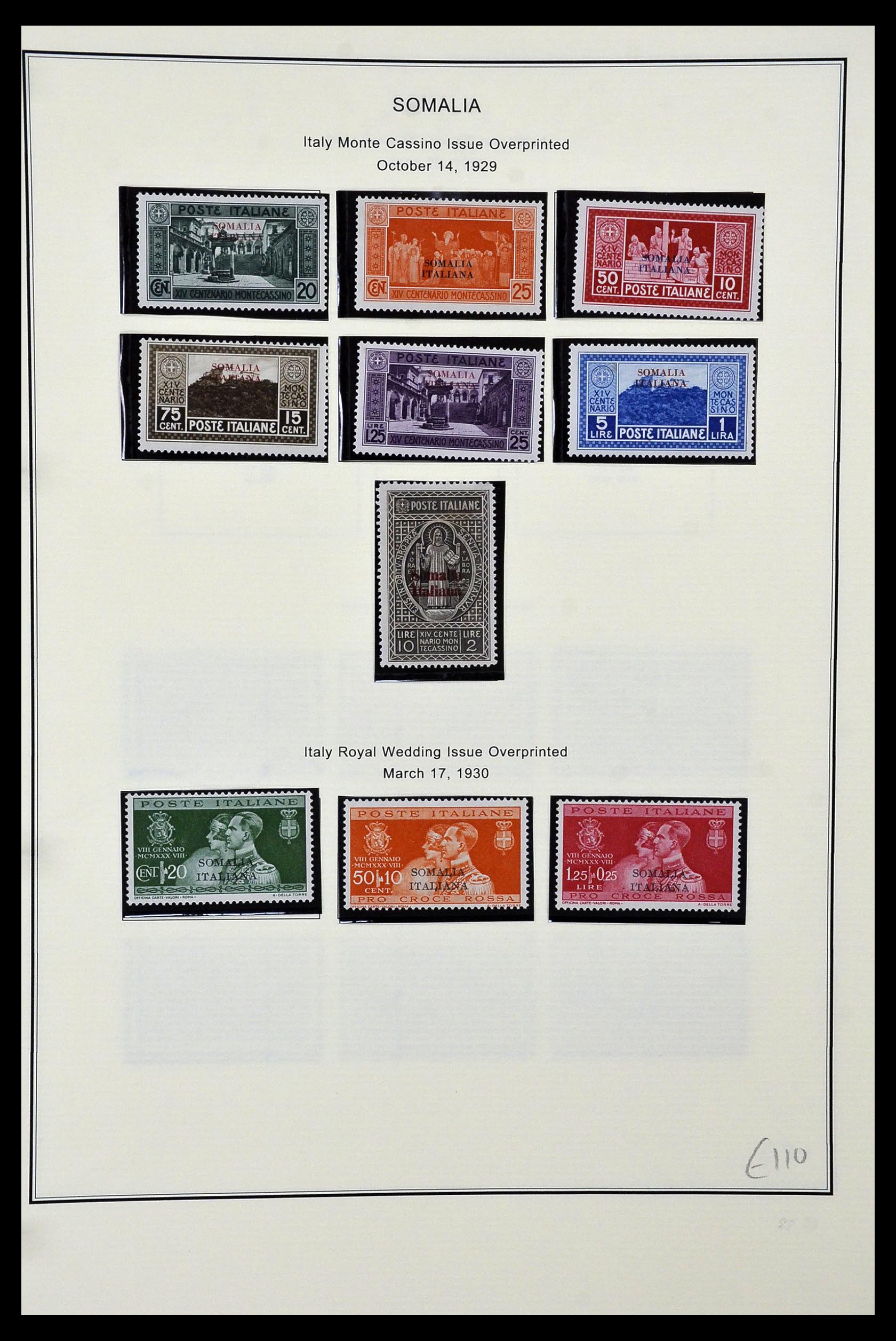34320 177 - Postzegelverzameling 34320 Italiaanse gebieden en koloniën 1874-1941.