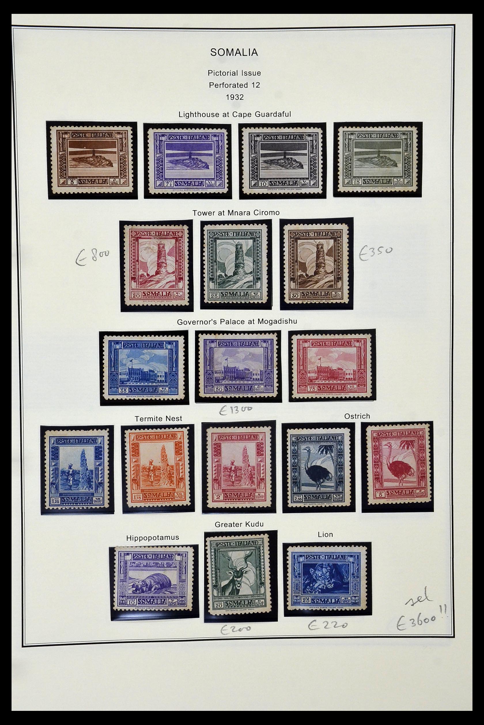 34320 180 - Postzegelverzameling 34320 Italiaanse gebieden en koloniën 1874-1941.