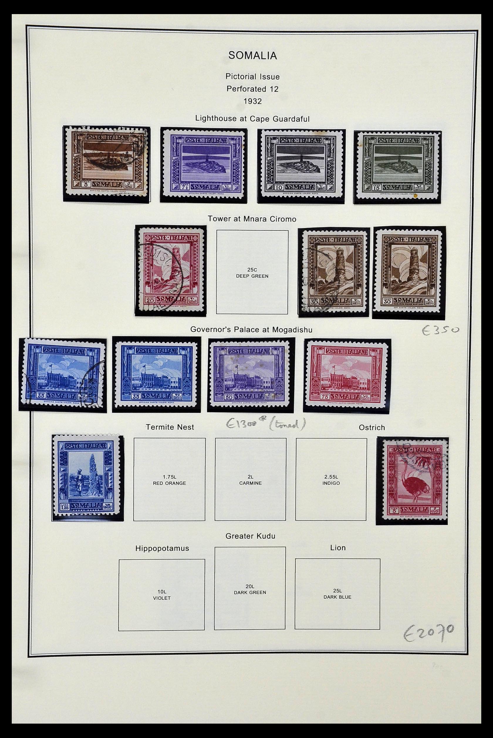 34320 181 - Postzegelverzameling 34320 Italiaanse gebieden en koloniën 1874-1941.