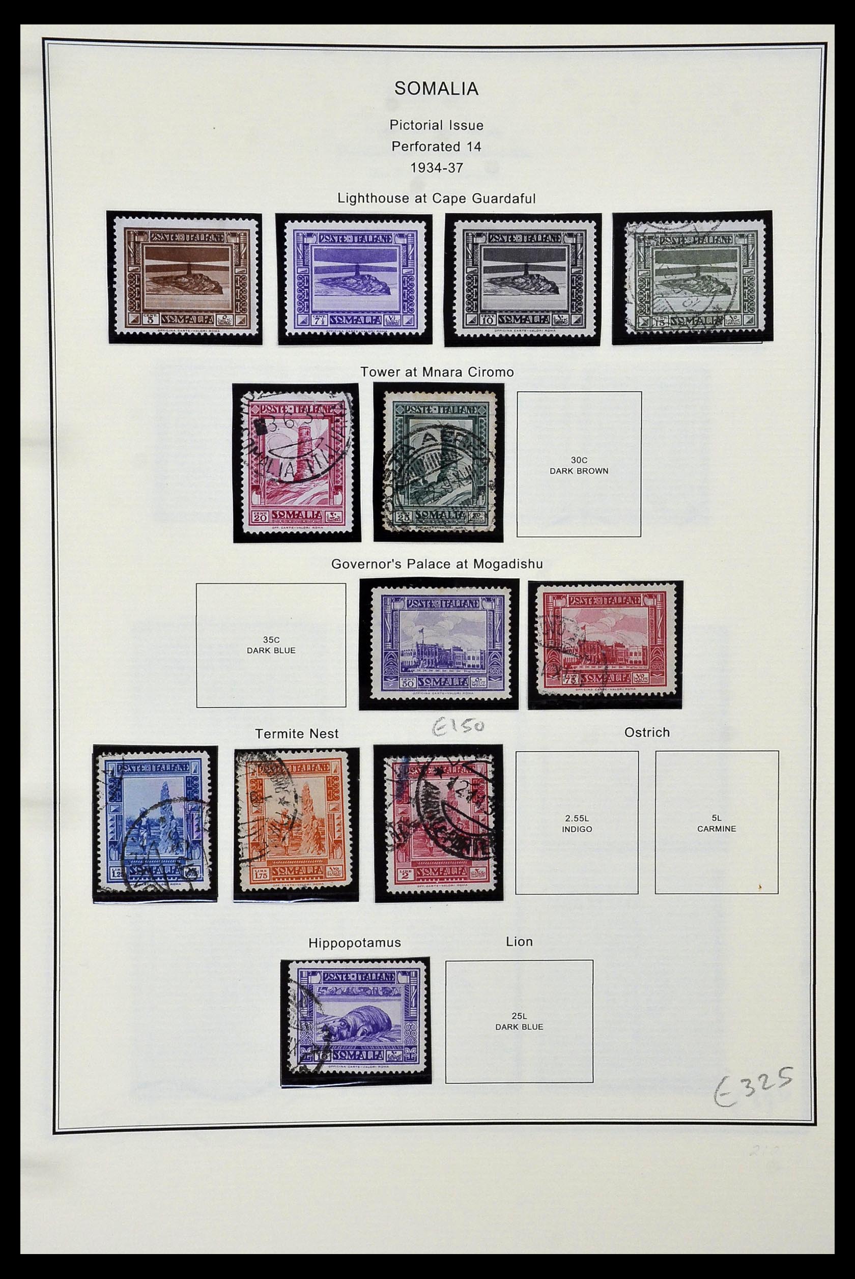 34320 182 - Postzegelverzameling 34320 Italiaanse gebieden en koloniën 1874-1941.
